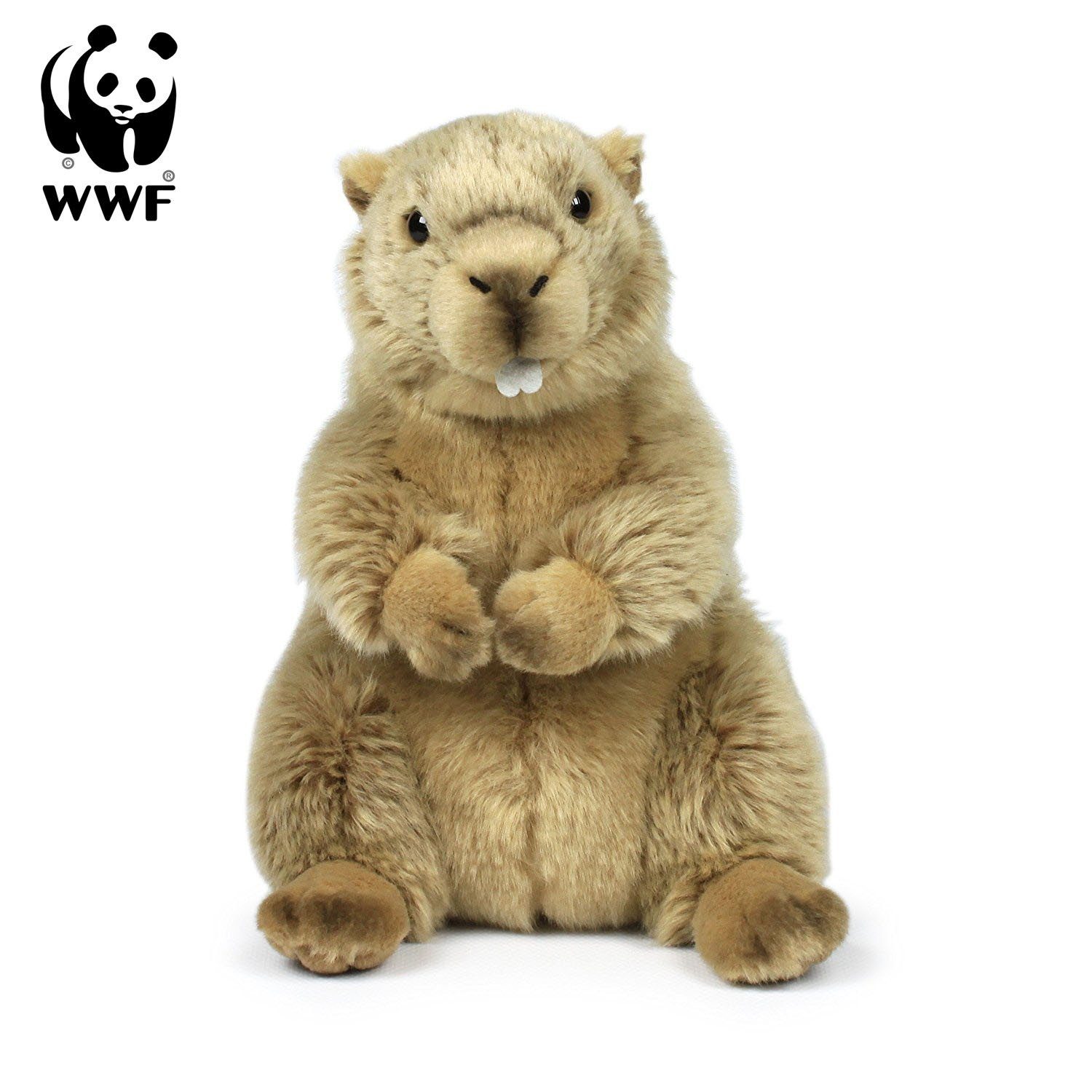 WWF Kuscheltier Plüschtier Murmeltier (23cm), sitzend