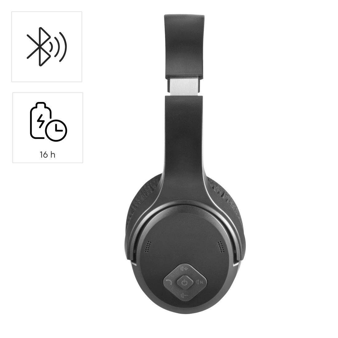 Hama TV-Kopfhörer (kabellos, 2,4-GHz-Verbindung, 16 h Akku, Voice-Mode) Funk-Kopfhörer