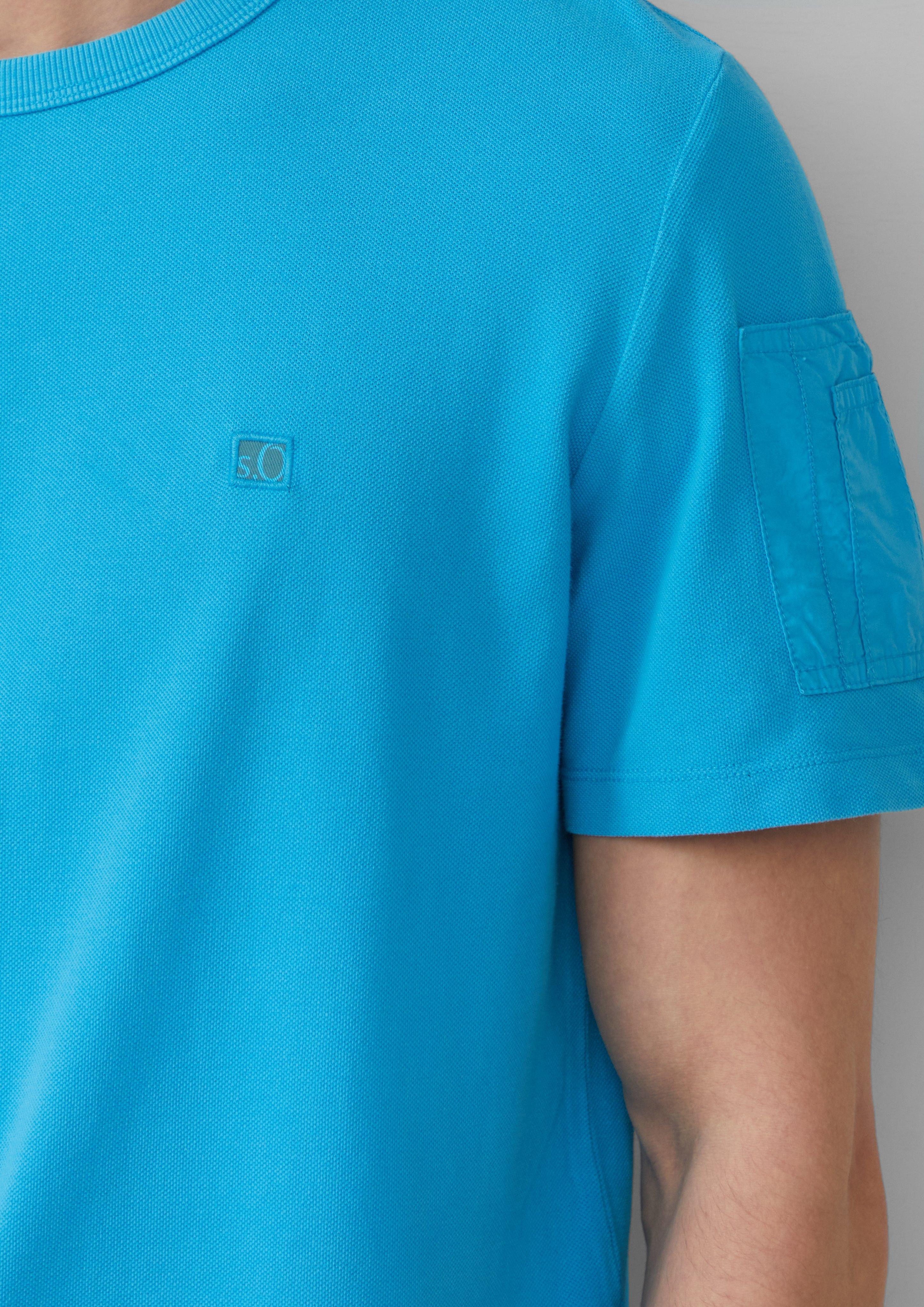 s.Oliver Kurzarmshirt T-Shirt aus Piqué mit günstig online kaufen