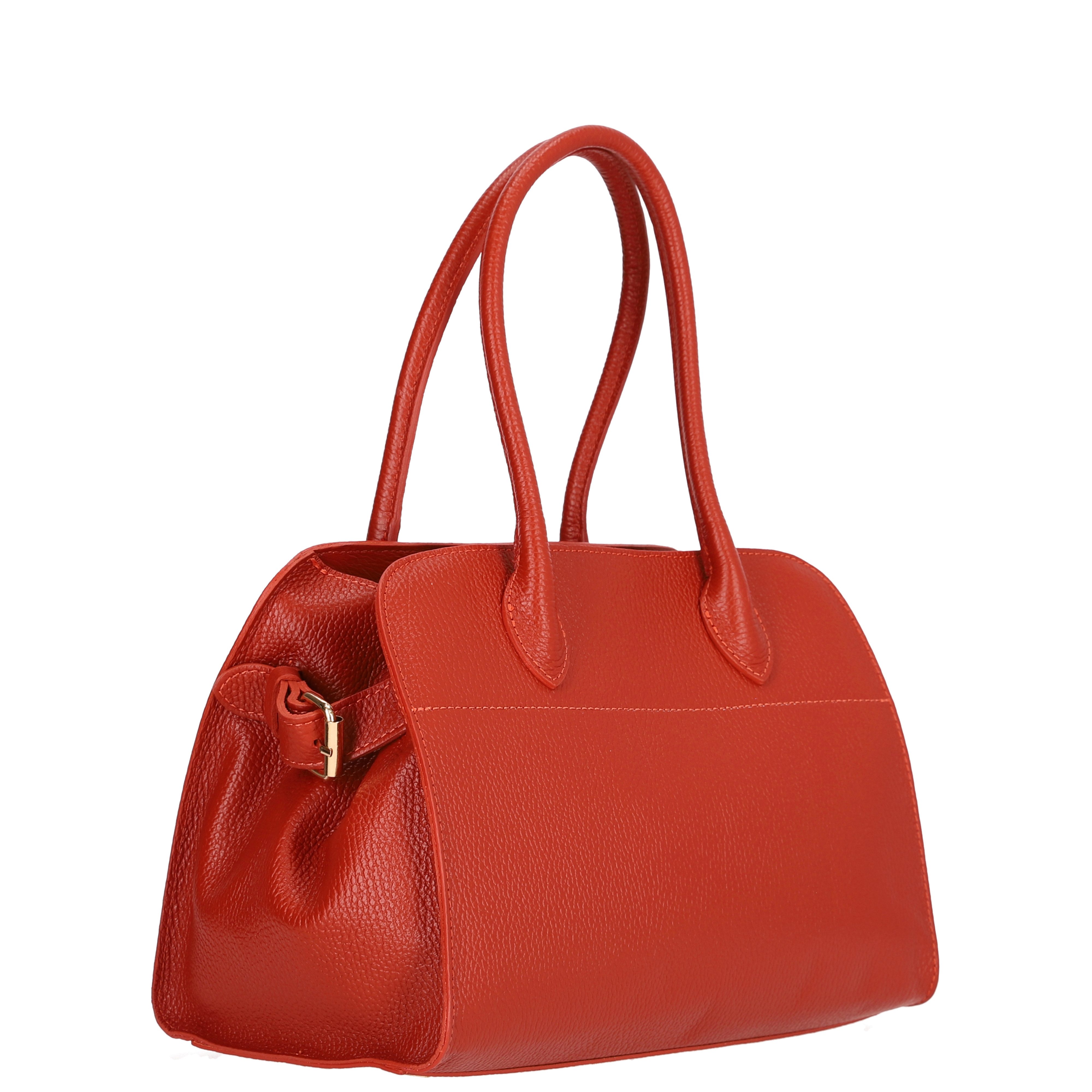 Handtasche Handtasche Leder Damen, Schultertasche Damen echtes Leder
