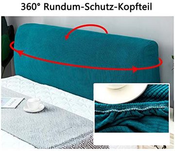 Betthusse Bettkopfteil Hussen Bett Kopfteil Bezug/Bezug, Boxspringbezug Stepp, Coonoor, Staubhülle Kopfbedeckungen Elastische opfteilbezug Schlafzimmer Dekor