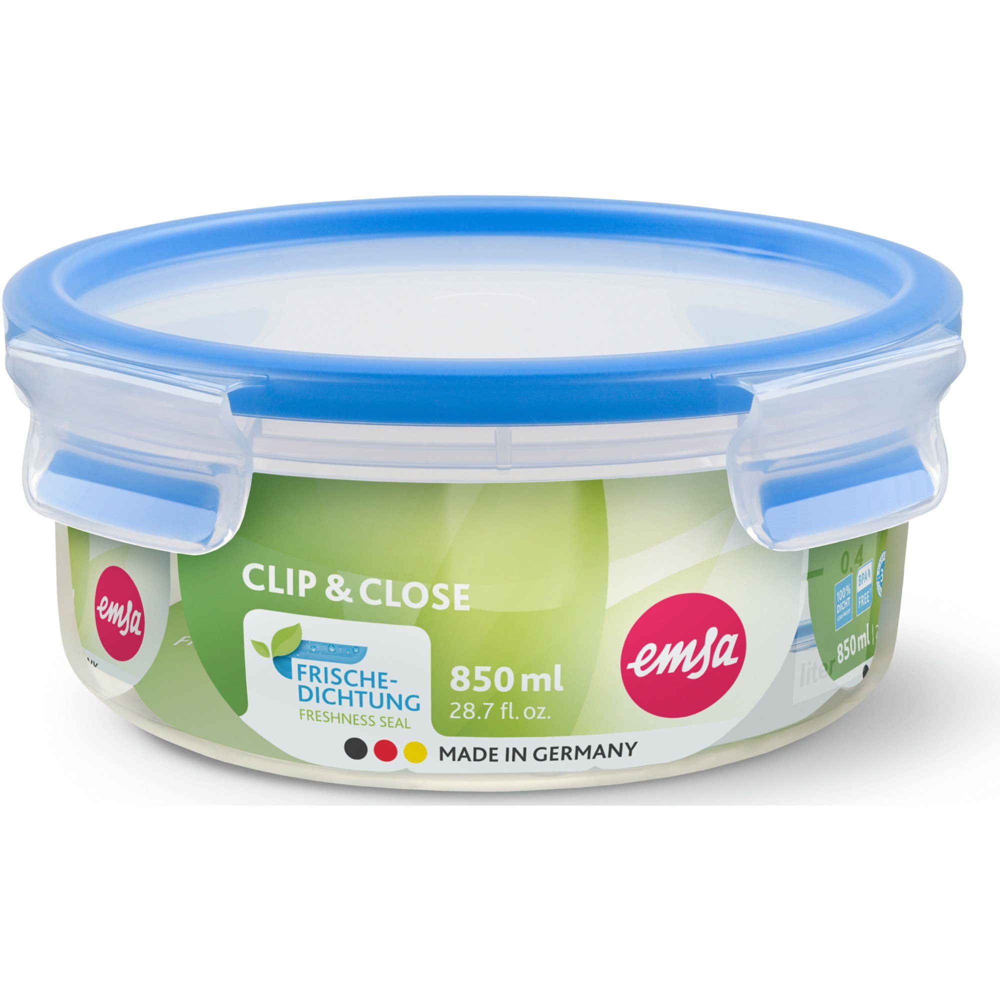 Emsa Lunchbox Emsa CLIP & CLOSE Frischhaltedose 0,85 Liter