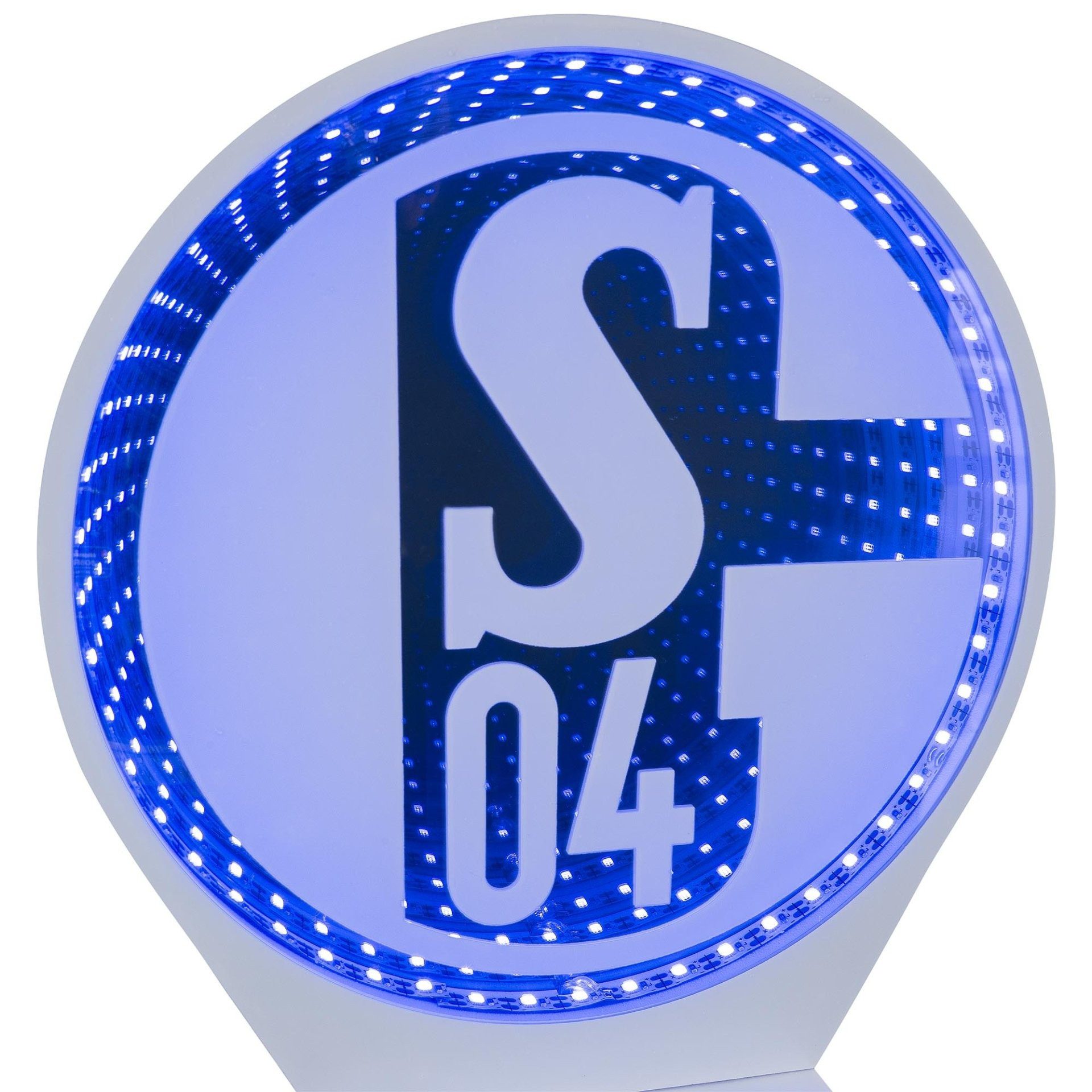 FC Schalke 04 LED Dekolicht LED-Licht Logo Mirror
