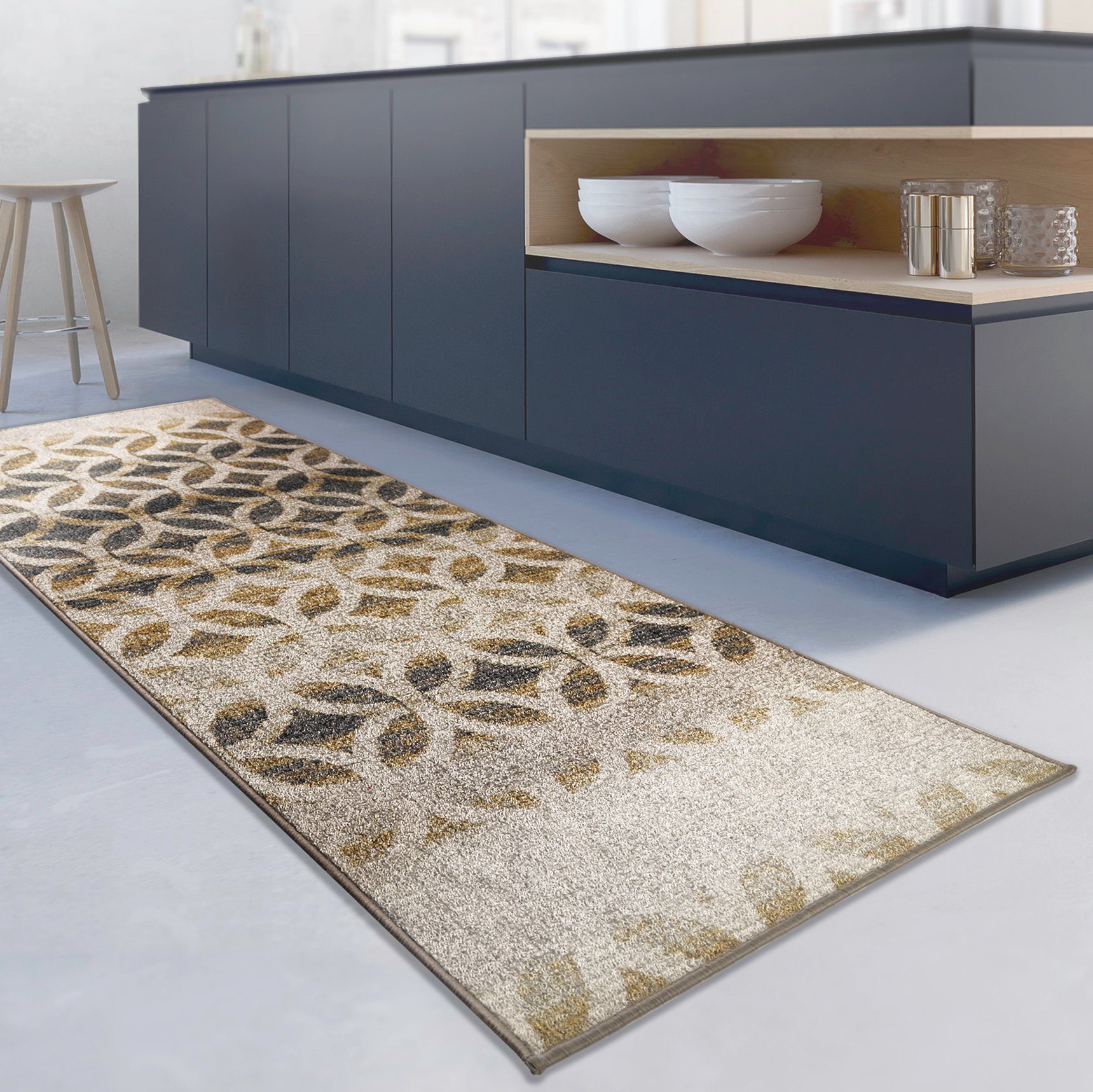 Teppich erhältlich Braun vier Farben Murcia, Wohnteppich, Moderner In Karat, Teppich-Läufer