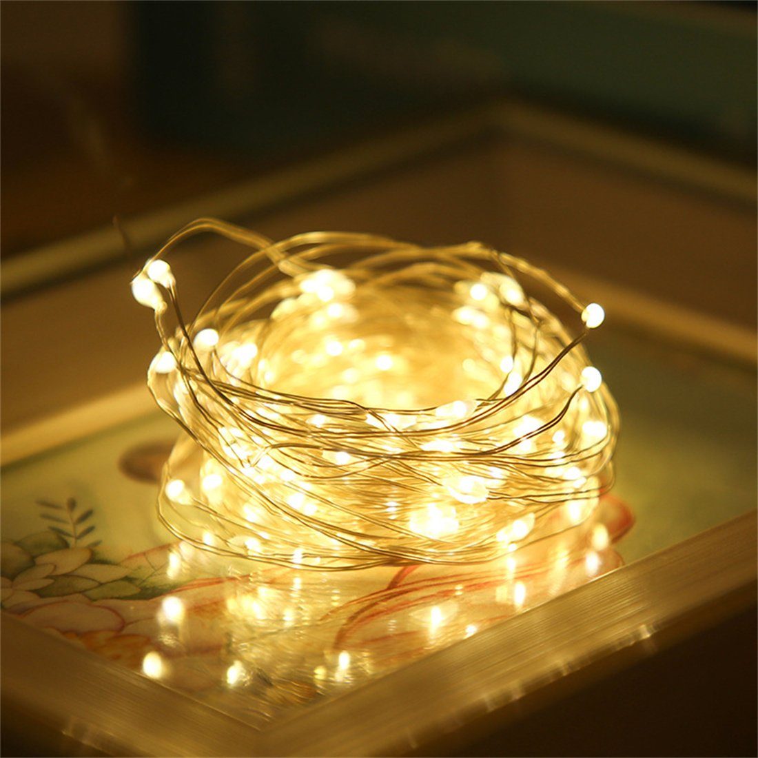 LED-Lichterkette Lichter Geschenk LED Lichterkette, Dekoration DAYUT Weihnachtsstrauß
