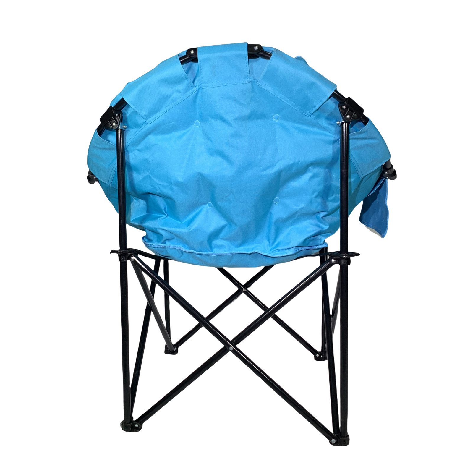HTI-Living Klappstuhl Klappbarer Komfortsessel mit weichem Velvet Bezug (Stück), Campingstuhl – Bild 5 von 5