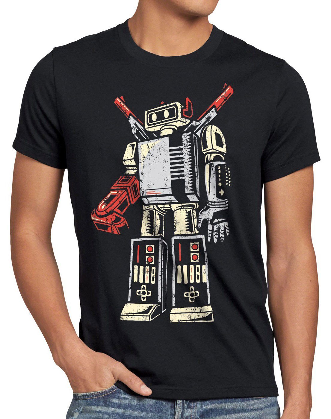 style3 T-Shirt NES Gametron classic gamer snes n64 videospiel atari switch n64