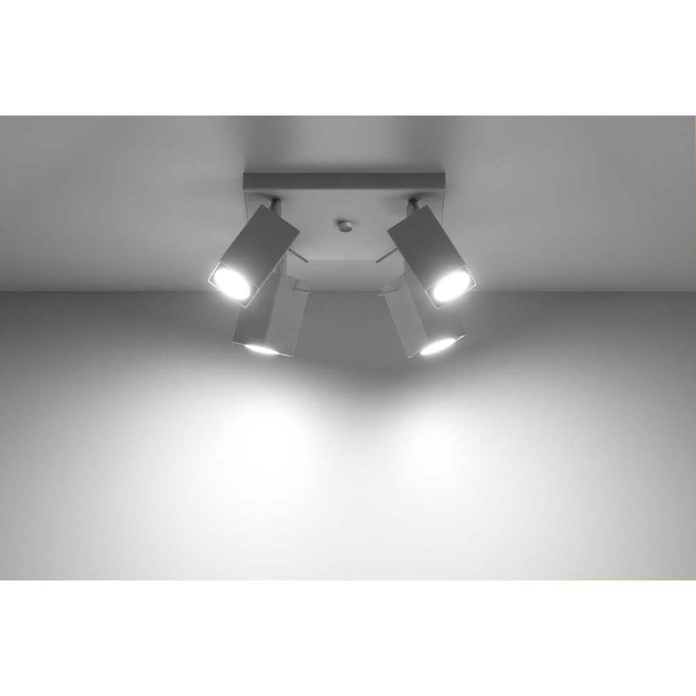 Weiß nicht Deckenleuchte LED L Deckenspot, cm Deckenlampe Stahl 25 etc-shop Spots Leuchtmittel verstellbare inklusive,