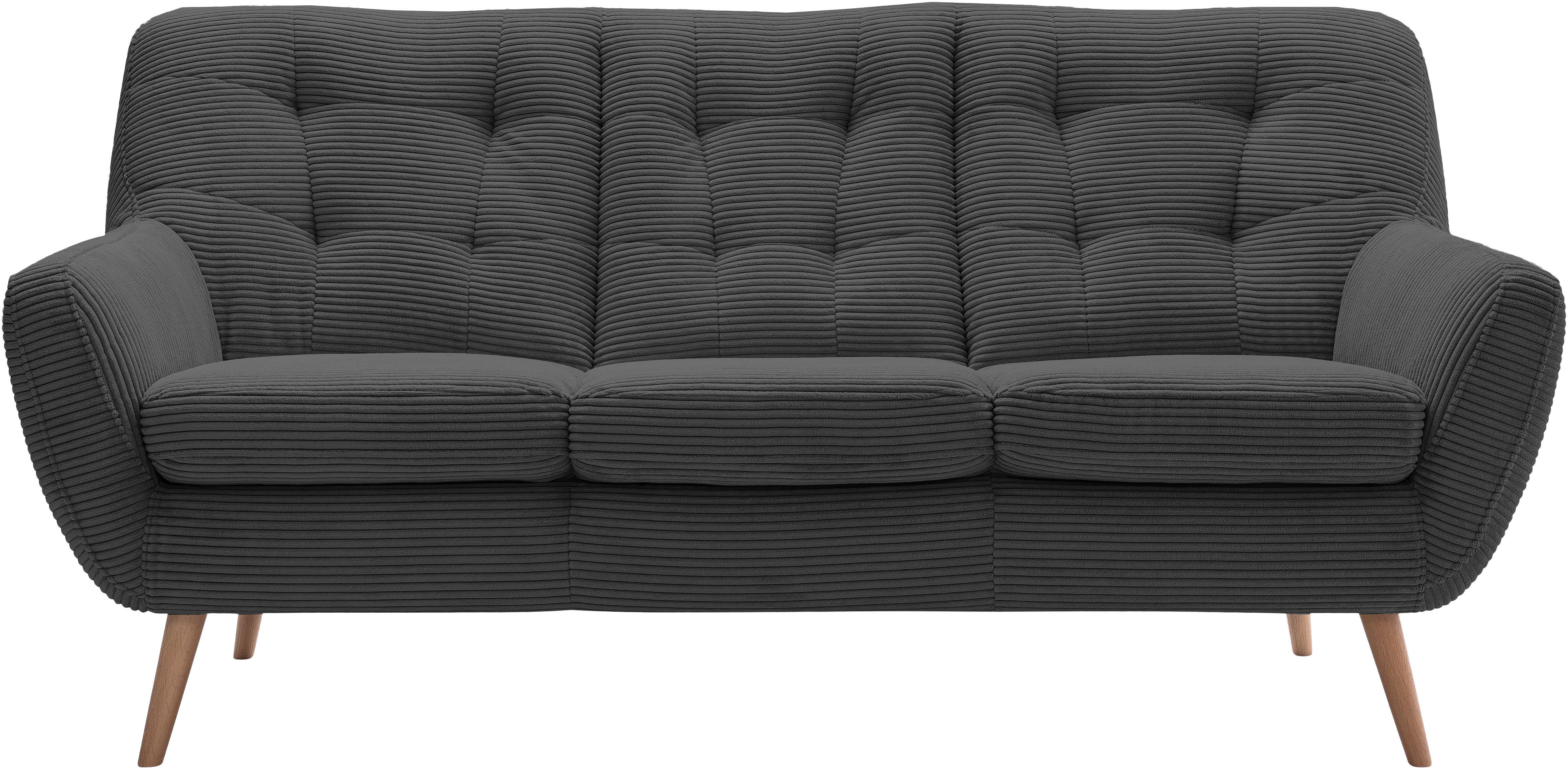exxpo - sofa fashion 3-Sitzer Scandi, bequem, aufwendige Rückenpolsterung f günstig online kaufen