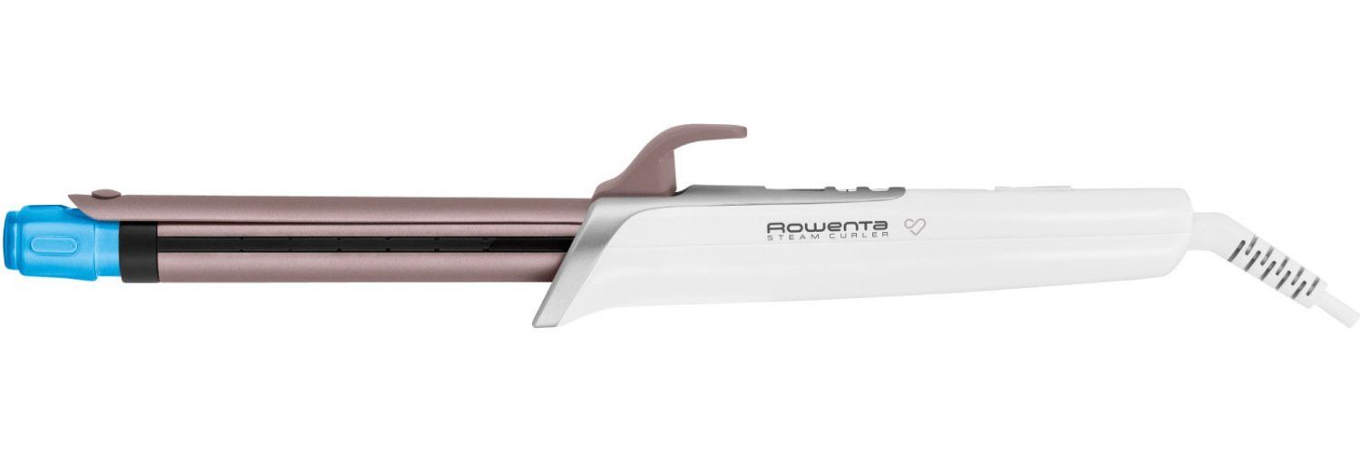 Damen Haarstyling Rowenta Glätt- und Lockenstab Premium Care Steam Curler CF 3810 Dampflockenwickler weiß