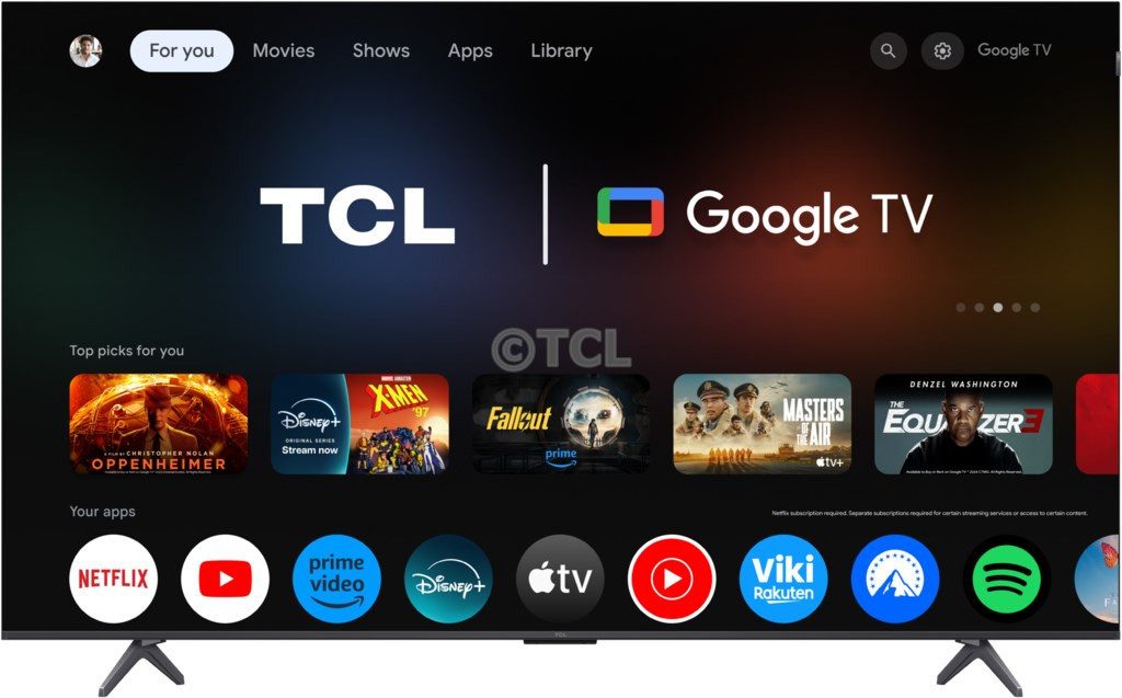 TCL 75P89K QLED-Fernseher (75.0 Zoll, 3.840×2.160, Google TV, Smart TV, Game Accelerator)