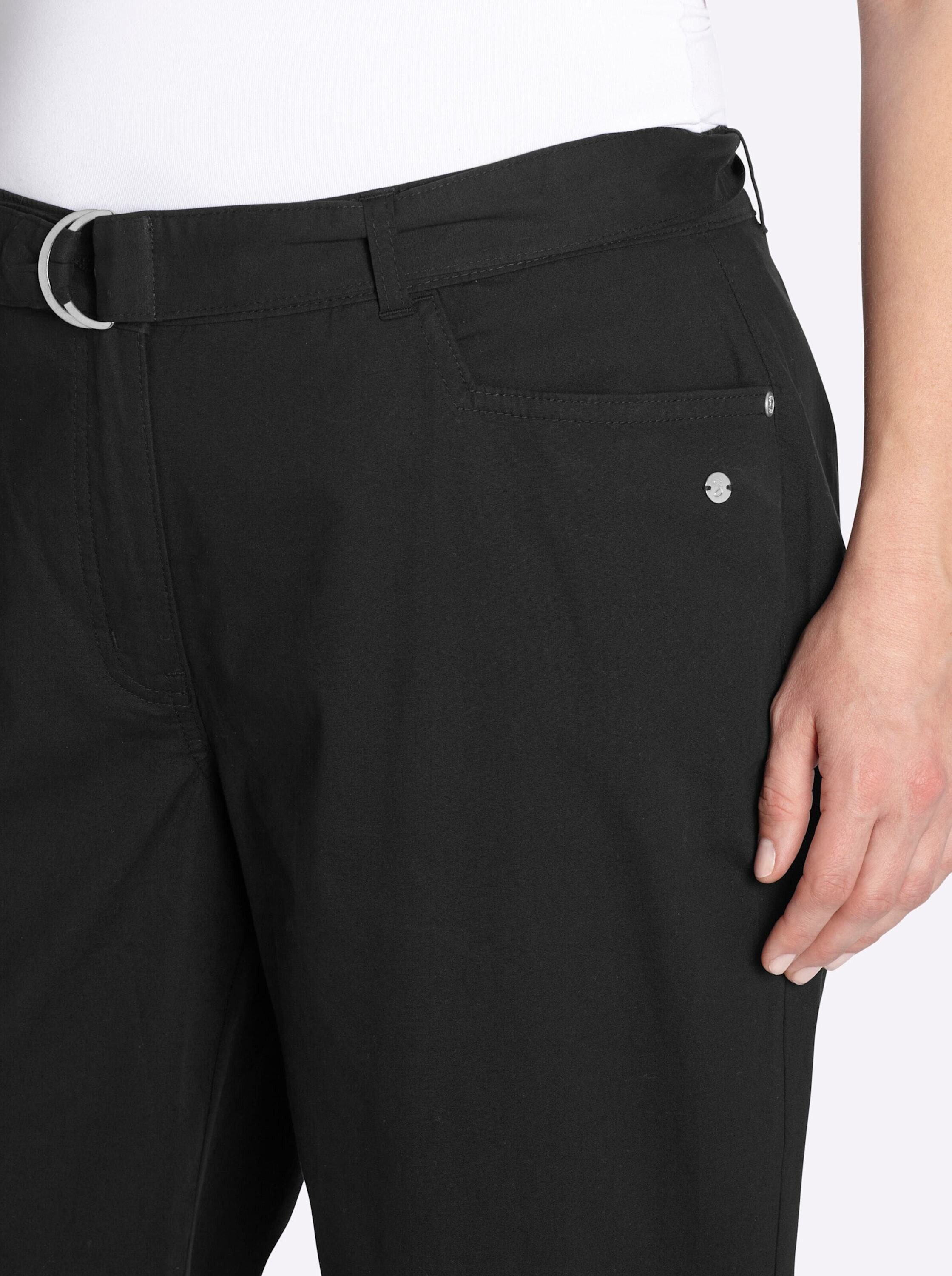 Sheego Jerseyhose Chinohose normal