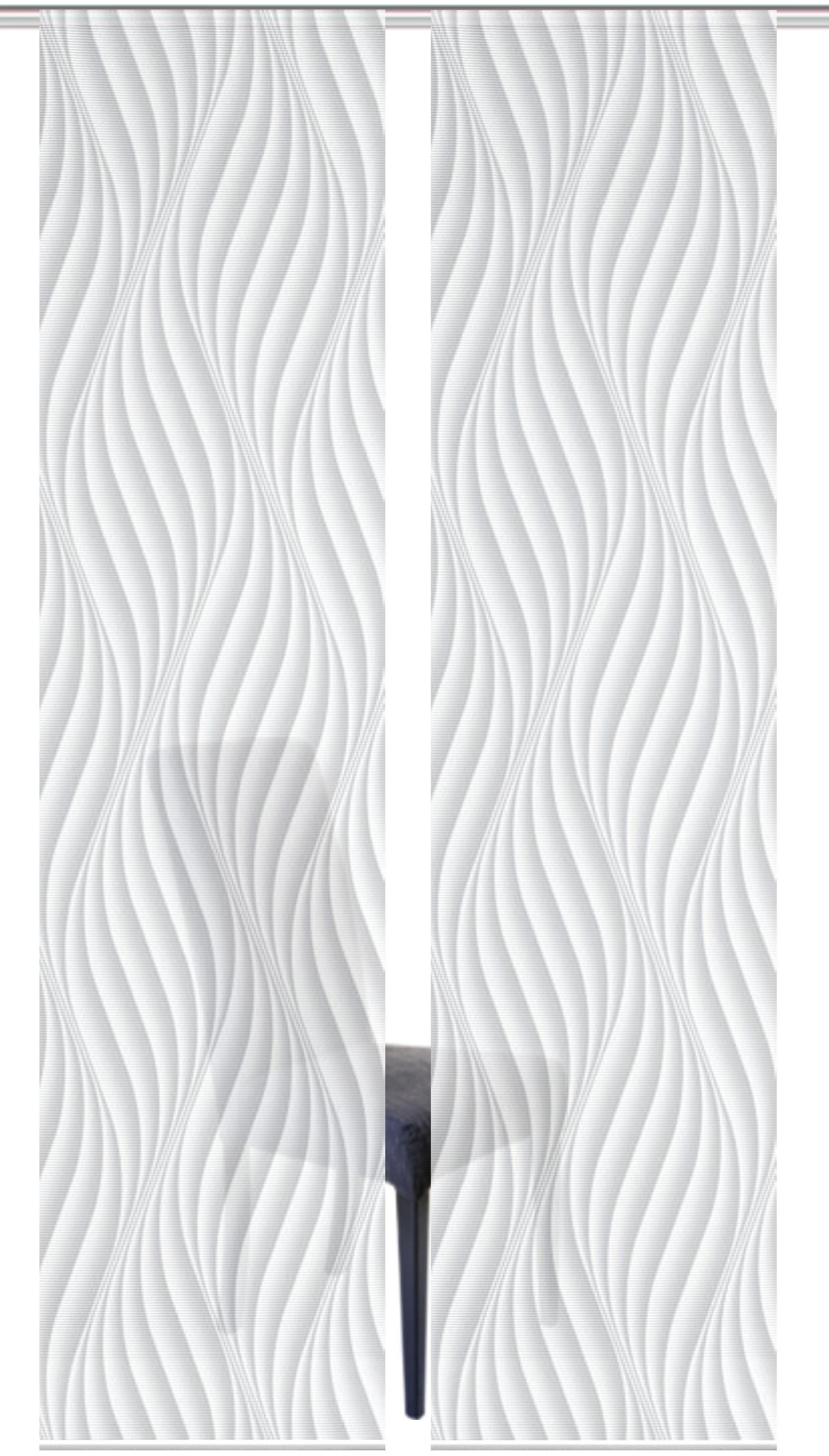 Schiebegardine 2ER SET WAVE