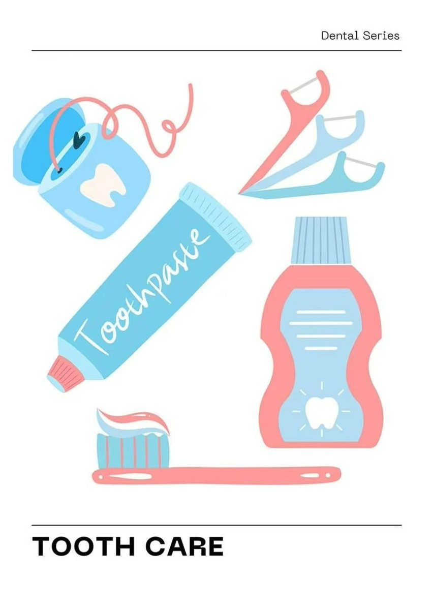 TPFLiving Kunstdruck (OHNE RAHMEN) Poster - Leinwand - Wandbild, Oral Zahn Anatomie Zahnpflege Checkup Poster Leinwand (Leinwandbild XXL), Farben: Grau, Rot, Weiß, Schwarz, Blau, Braun -Größe: 20x30cm