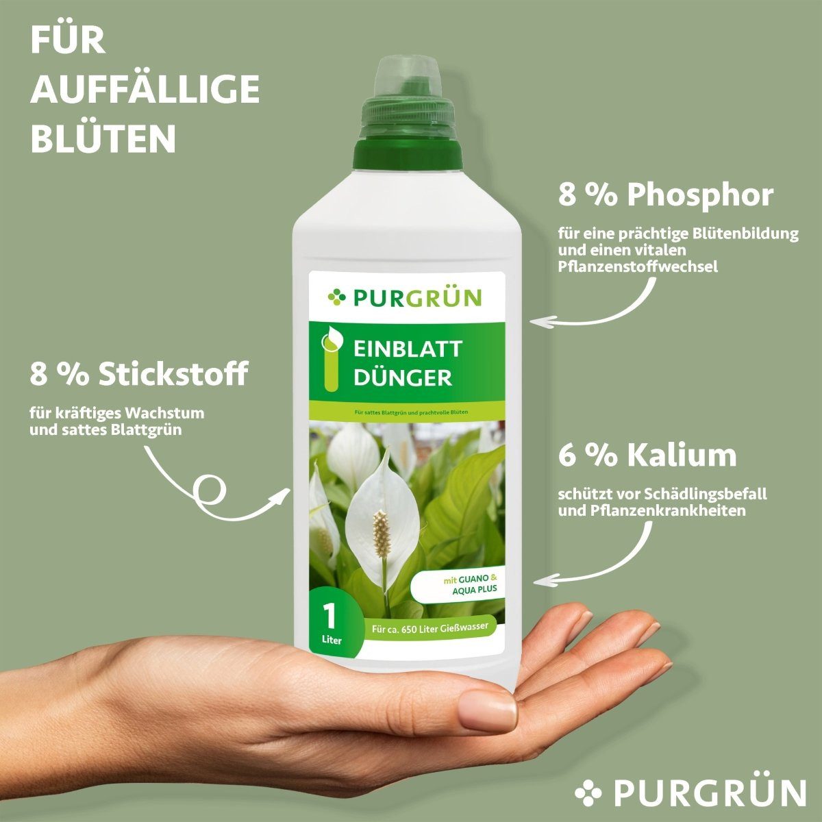 Purgrün Universaldünger Purgrün Einblatt Dünger, NPK günstig online kaufen