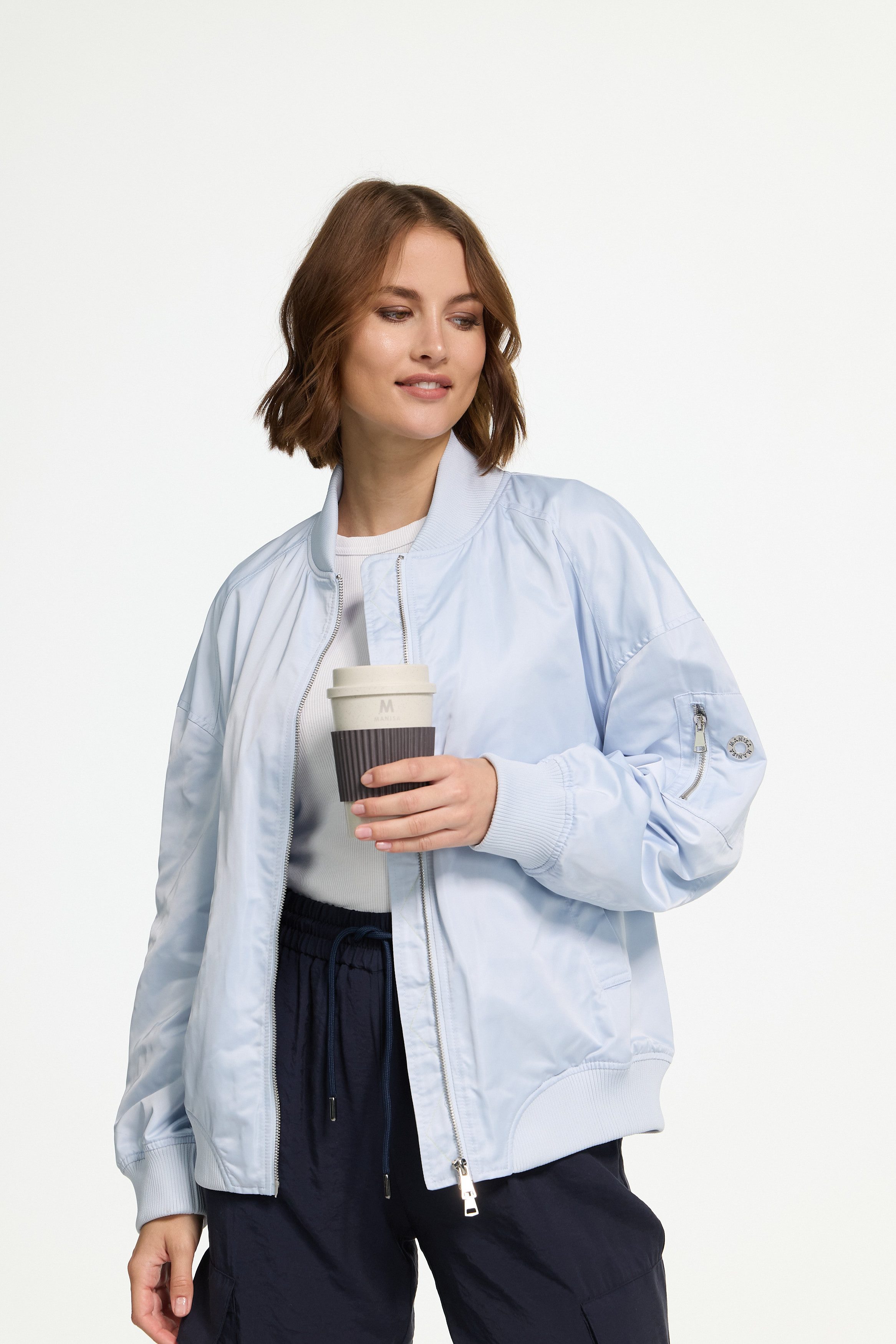 Manisa Blouson mit überschnittenen Schultern günstig online kaufen