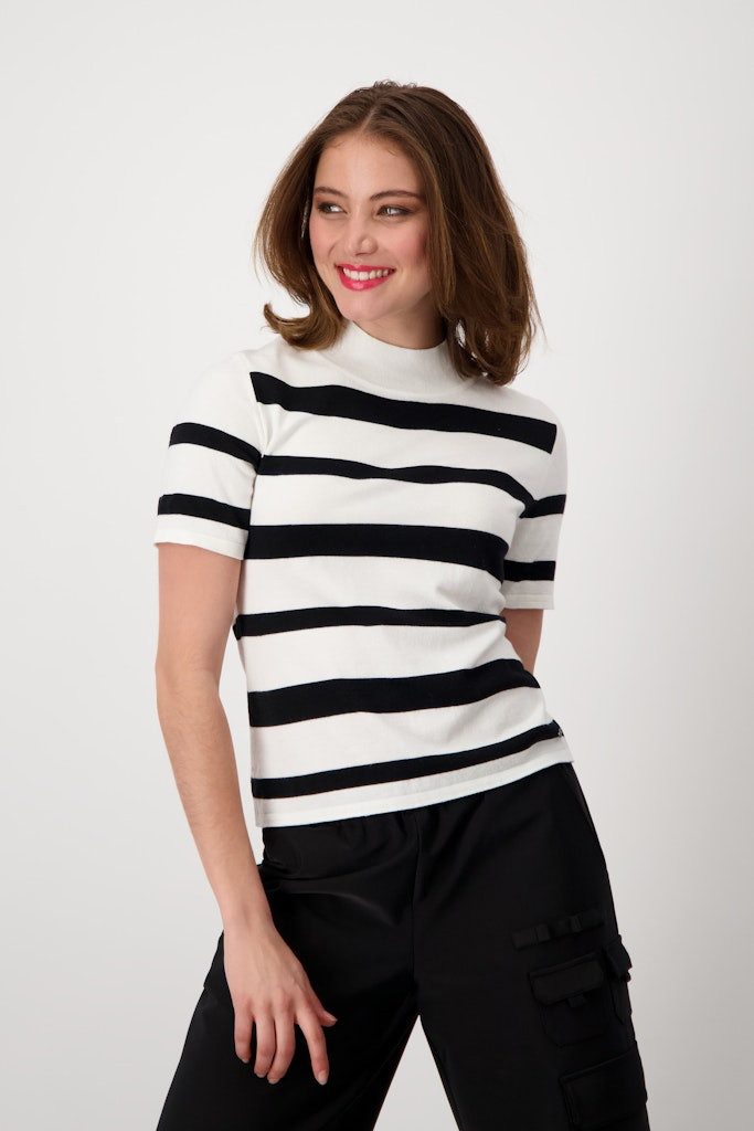 Monari Rundhalspullover günstig online kaufen