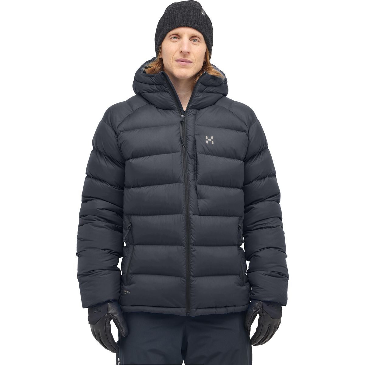 Haglöfs Daunenjacke Rosson Down Hood Men Vielseitige, wasserabweisende Daunenjacke für Herren mit