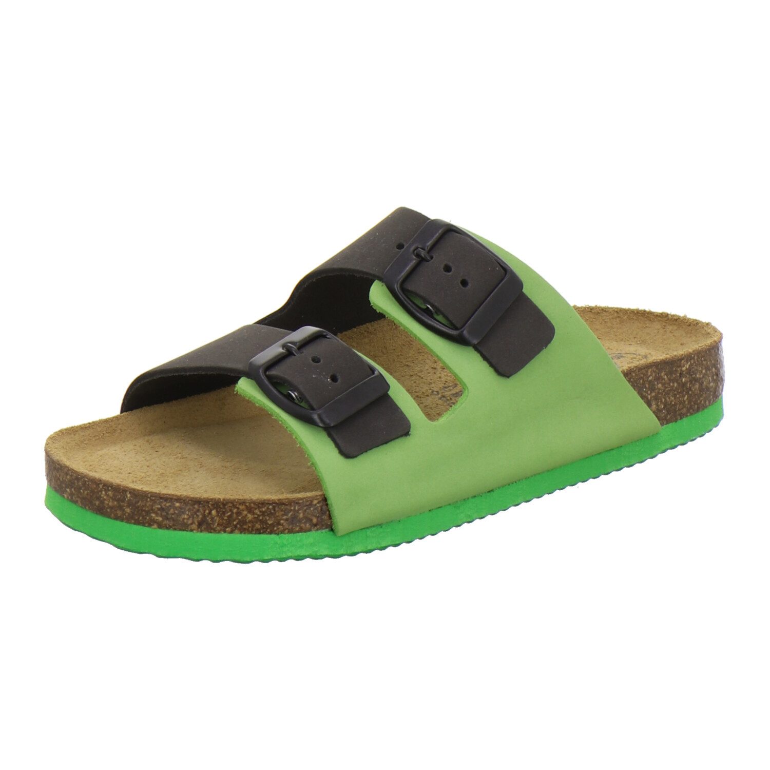AFS-Schuhe 110061 Zweischnaller Pantolette für Jungen mit gepolsterem Fußbett