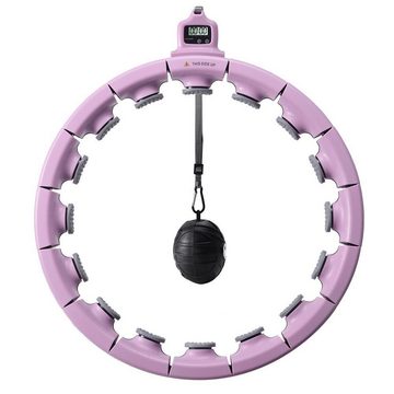 Technofit Hula-Hoop-Reifen Smart Hula Hoop Reifen mit automatischem Zeit-Zähler, Individuell anpassbar und zum zusammenstecken