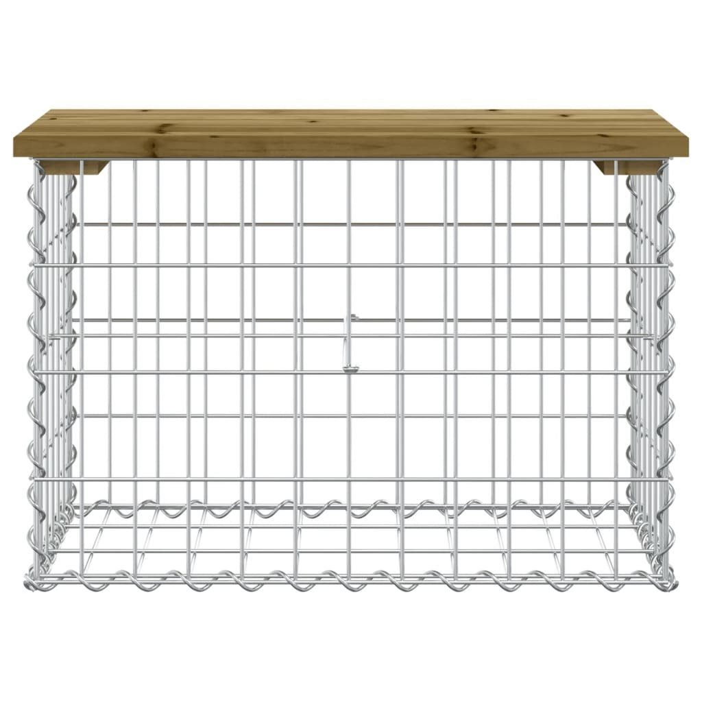 vidaXL Gartenbank Gartenbank aus Gabionen 63x31,5x42 günstig online kaufen
