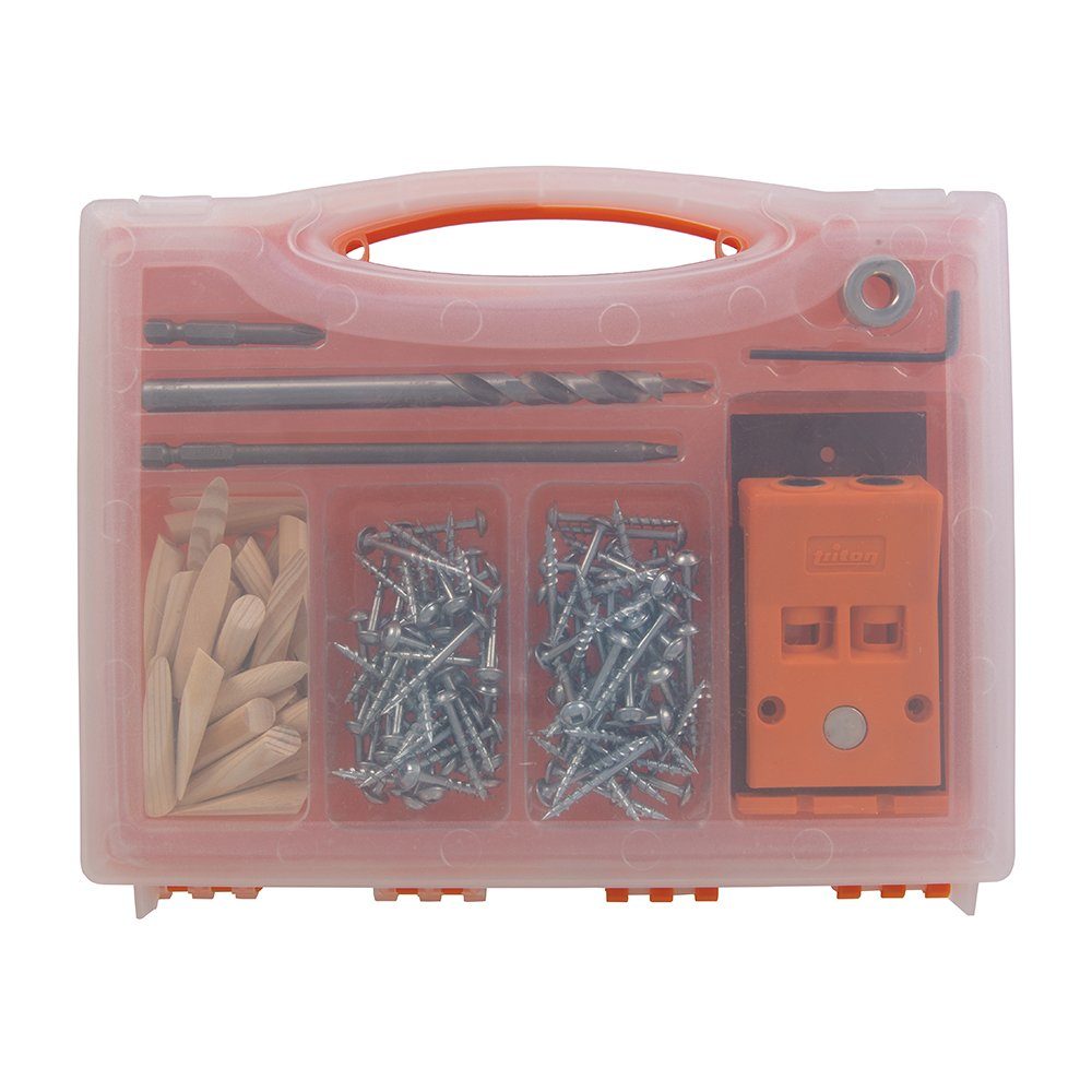 Bohrlehre Mini Bohrlehrensatz für doppelte Taschenbohrungen 8-tlg T2PHJS triton