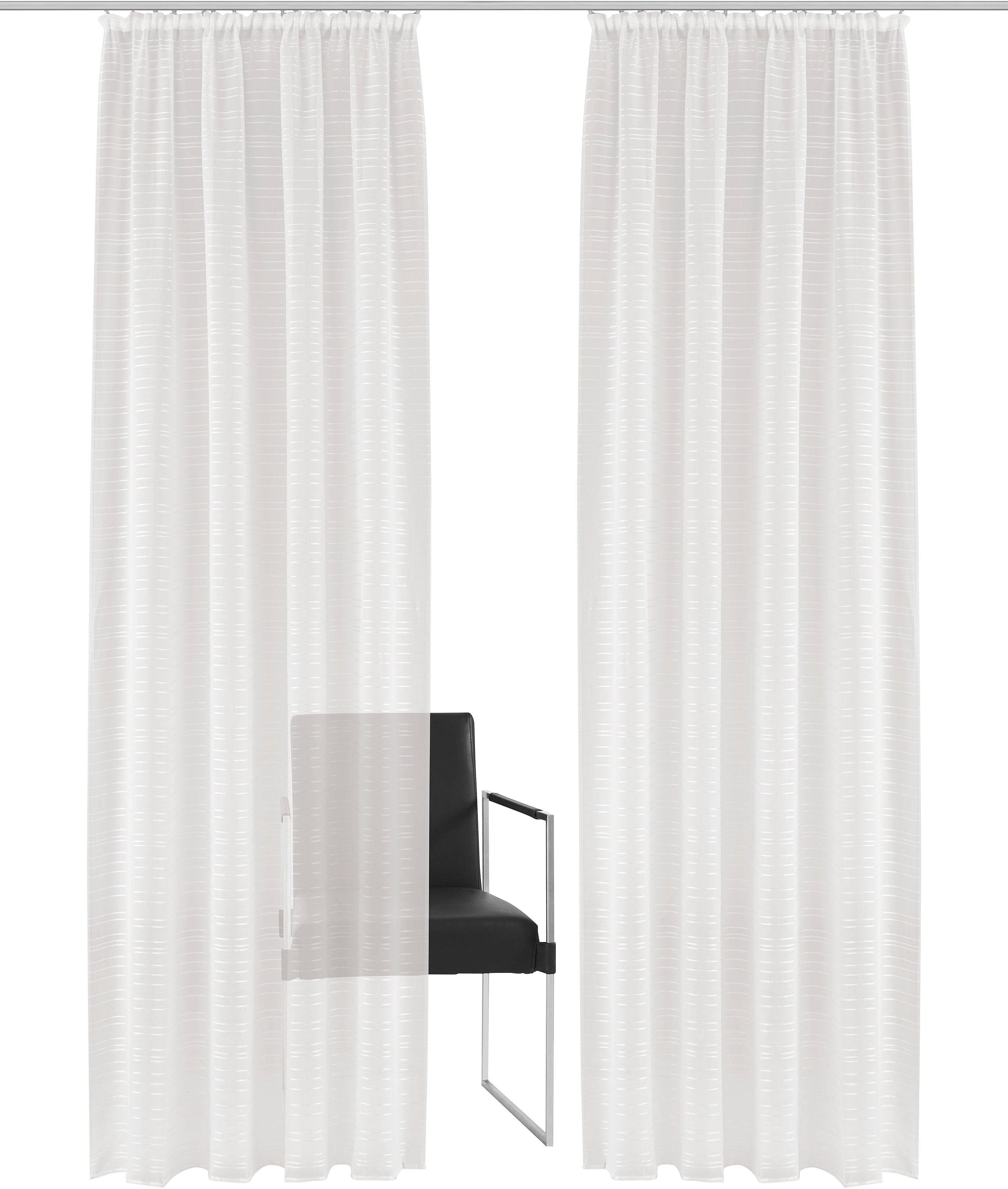 Bruno Banani Gardine Linus, Kräuselband (1 günstig online kaufen