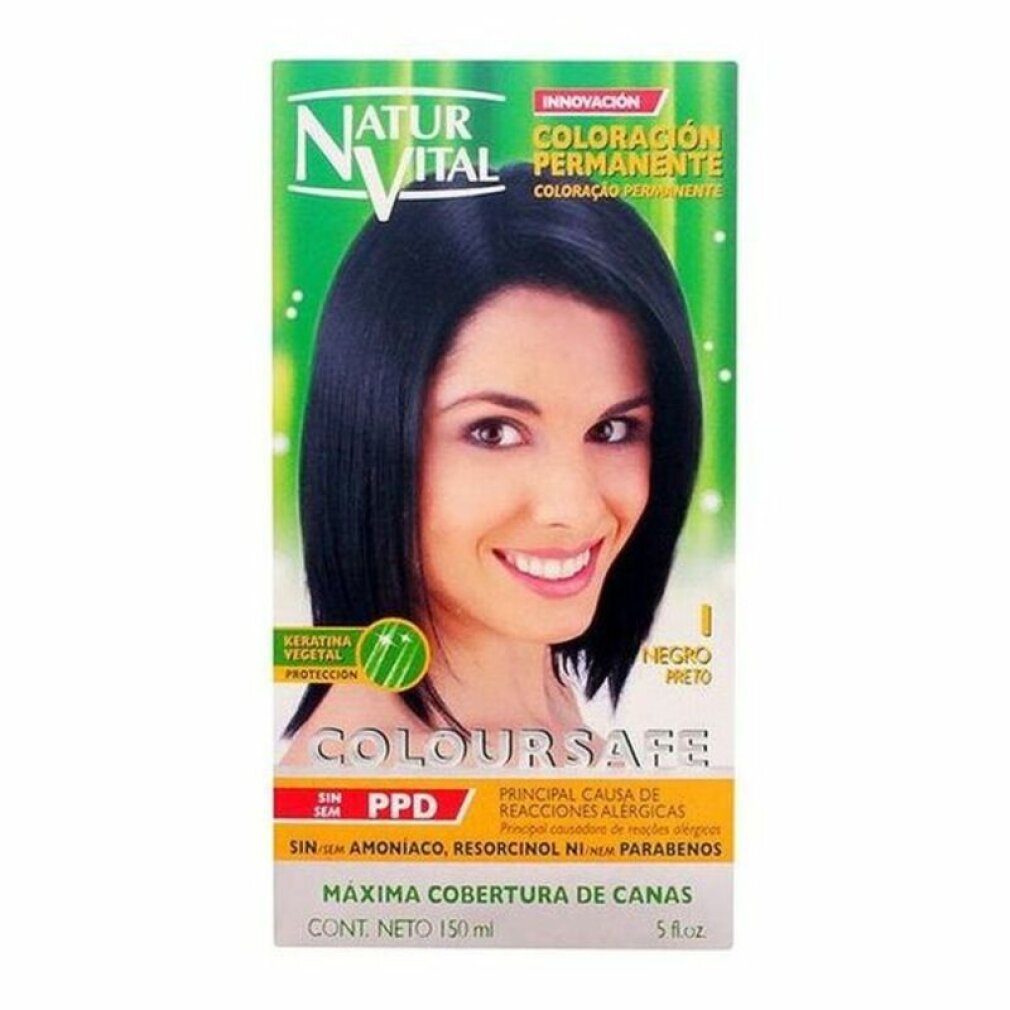 Naturaleza Y Vida Mascara Coloursafe Permanent Black Color 1 150ml
