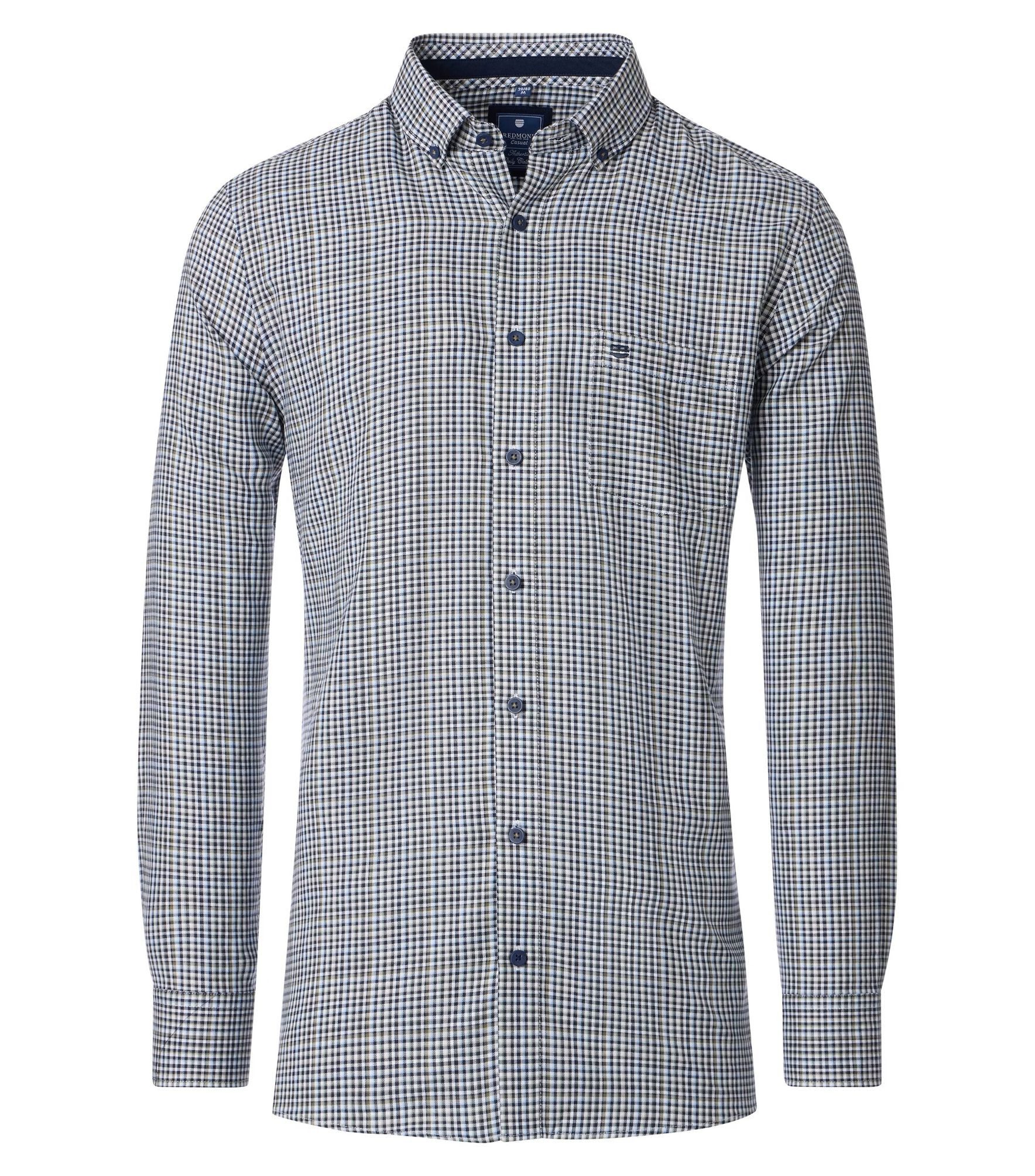 Redmond Langarmhemd 251060111 Button-Down-Kragen günstig online kaufen