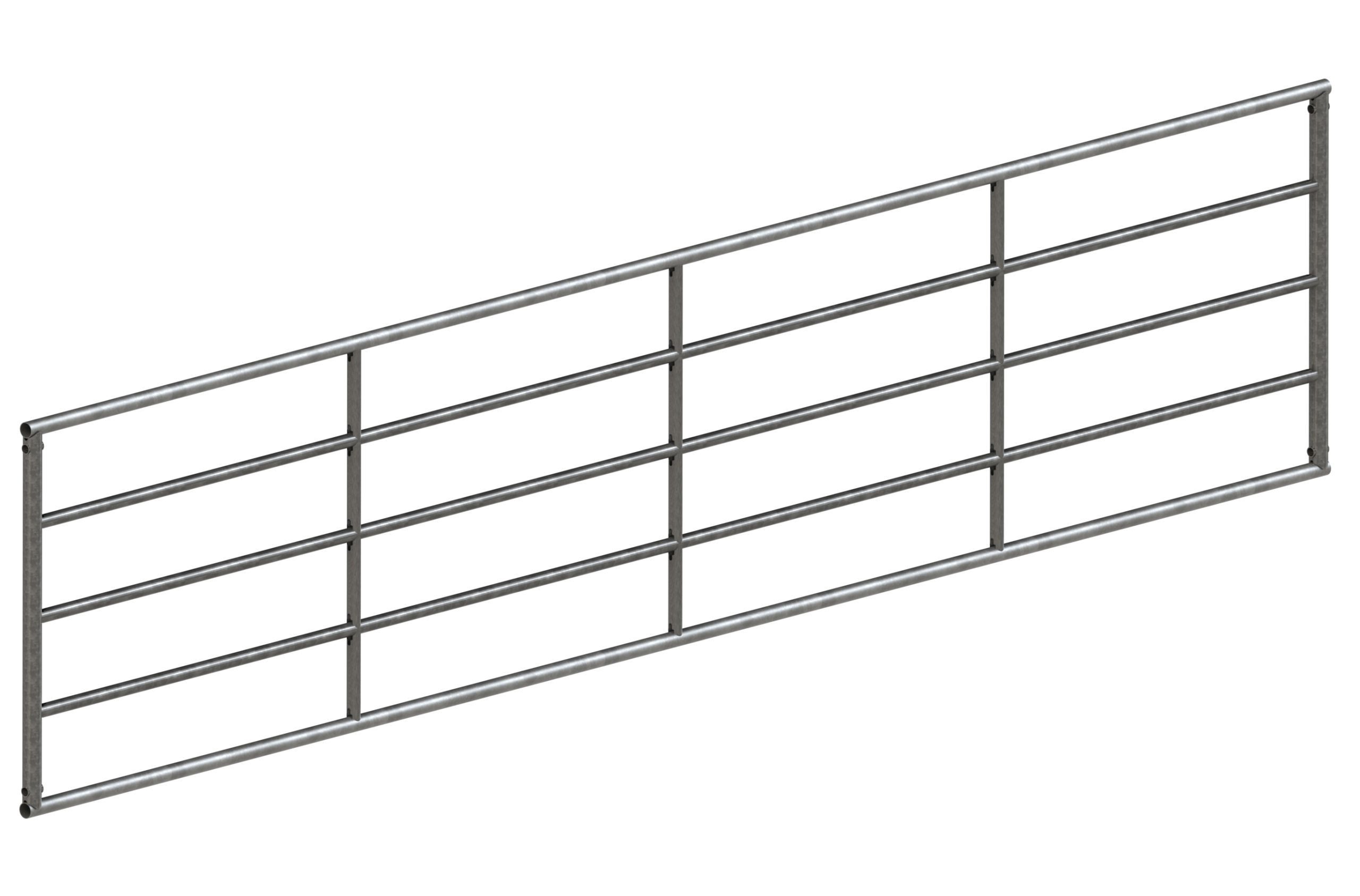 Kerbl Weidenzaun Starres Weidetor, 100cm, 3,5m verzinkt