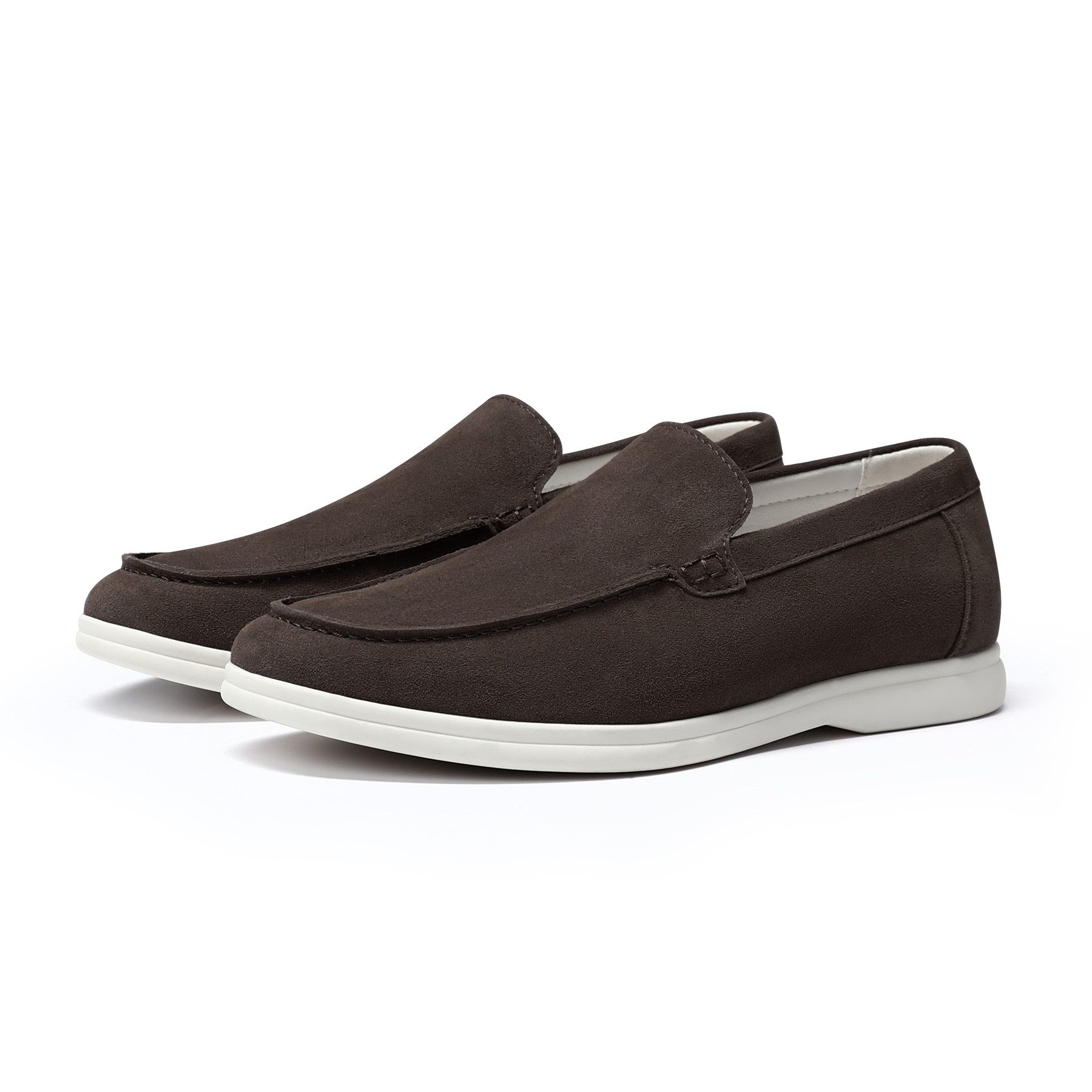Allthemen Loafer aus Wildlederoptik Mokassins Herren Slipper casual Halbsch günstig online kaufen
