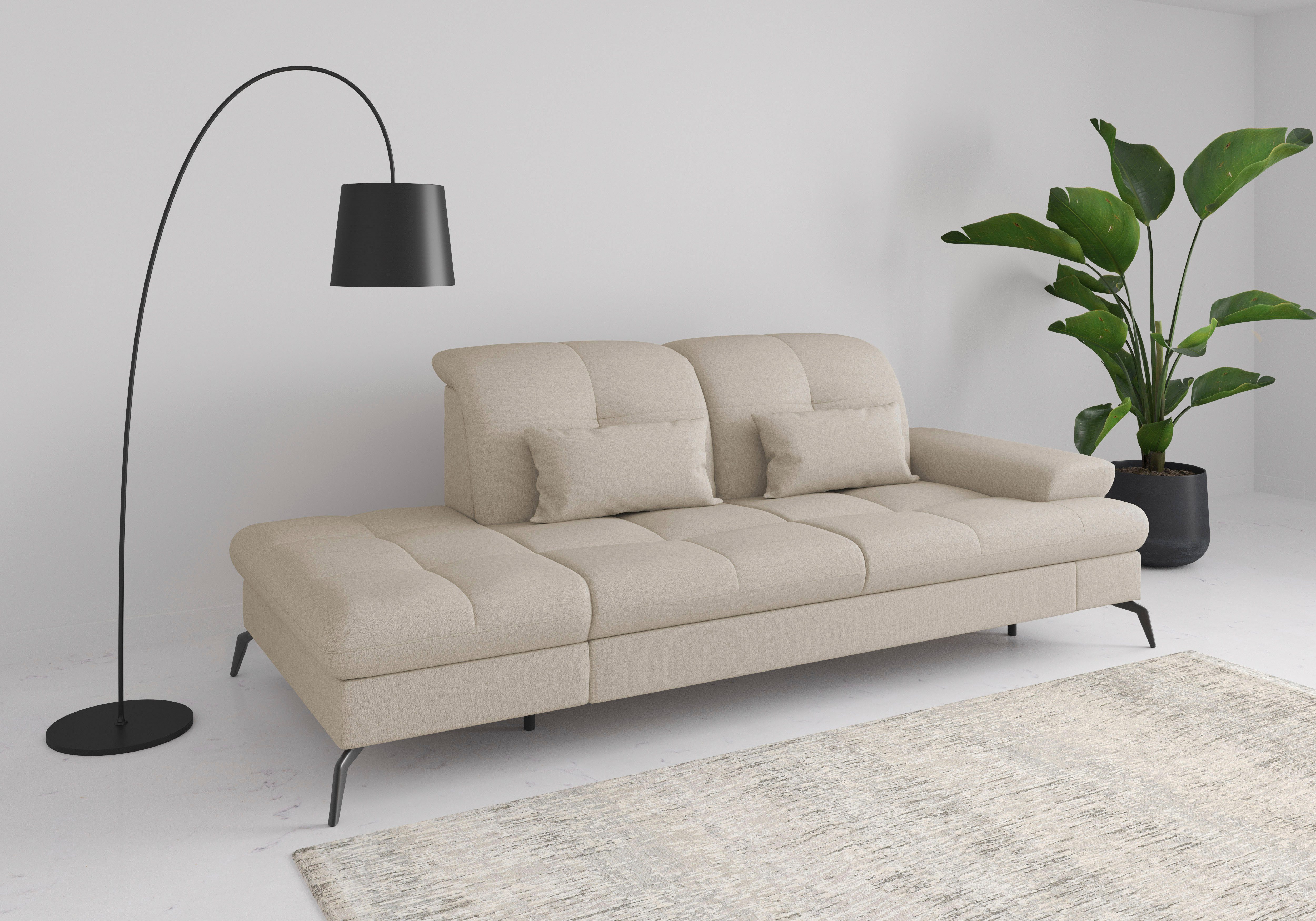 sit&more Recamiere Amica, inkl. Sitztiefenverstellung und Armteilverstellung, wahlweise mit Kopfteilverstellung und Stauraum