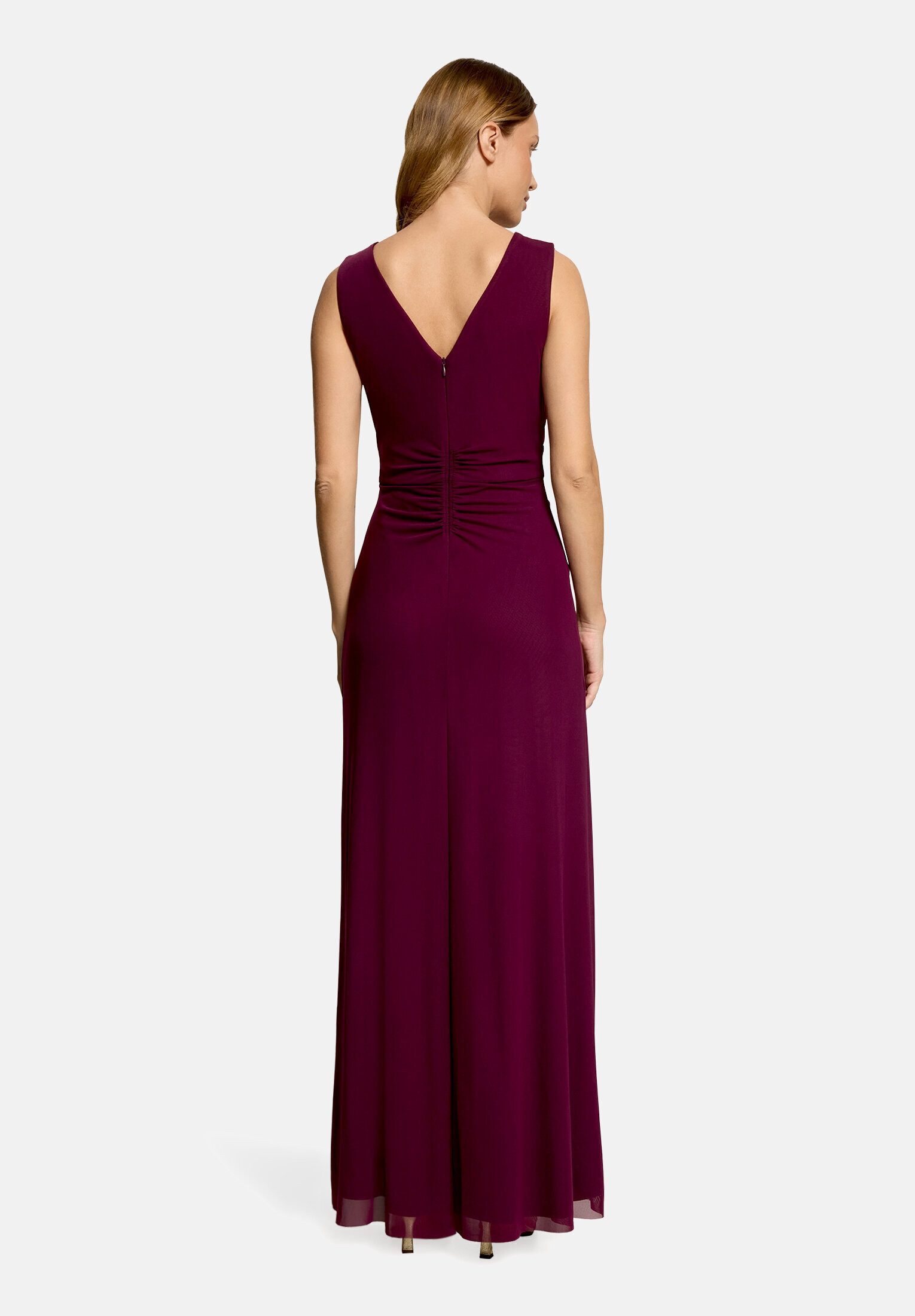 Vera Mont Abendkleid Damen mit V-Ausschnitt Falten