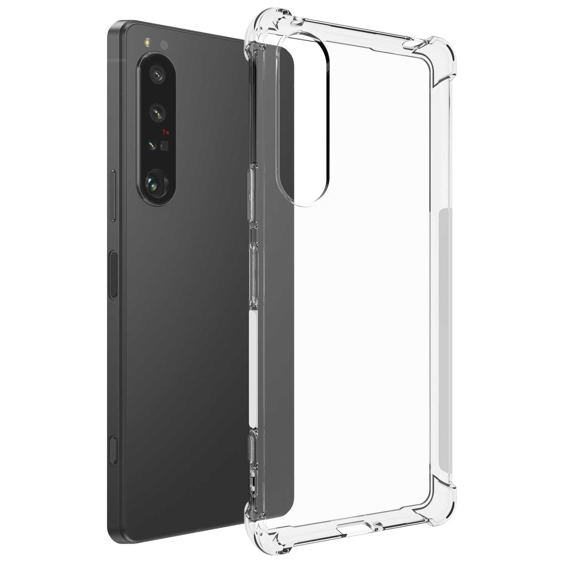 mtb more energy Smartphone-Hülle Clear Armor Soft für Sony Xperia 1 V (6.5), mit Anti-Shock Verstärkung