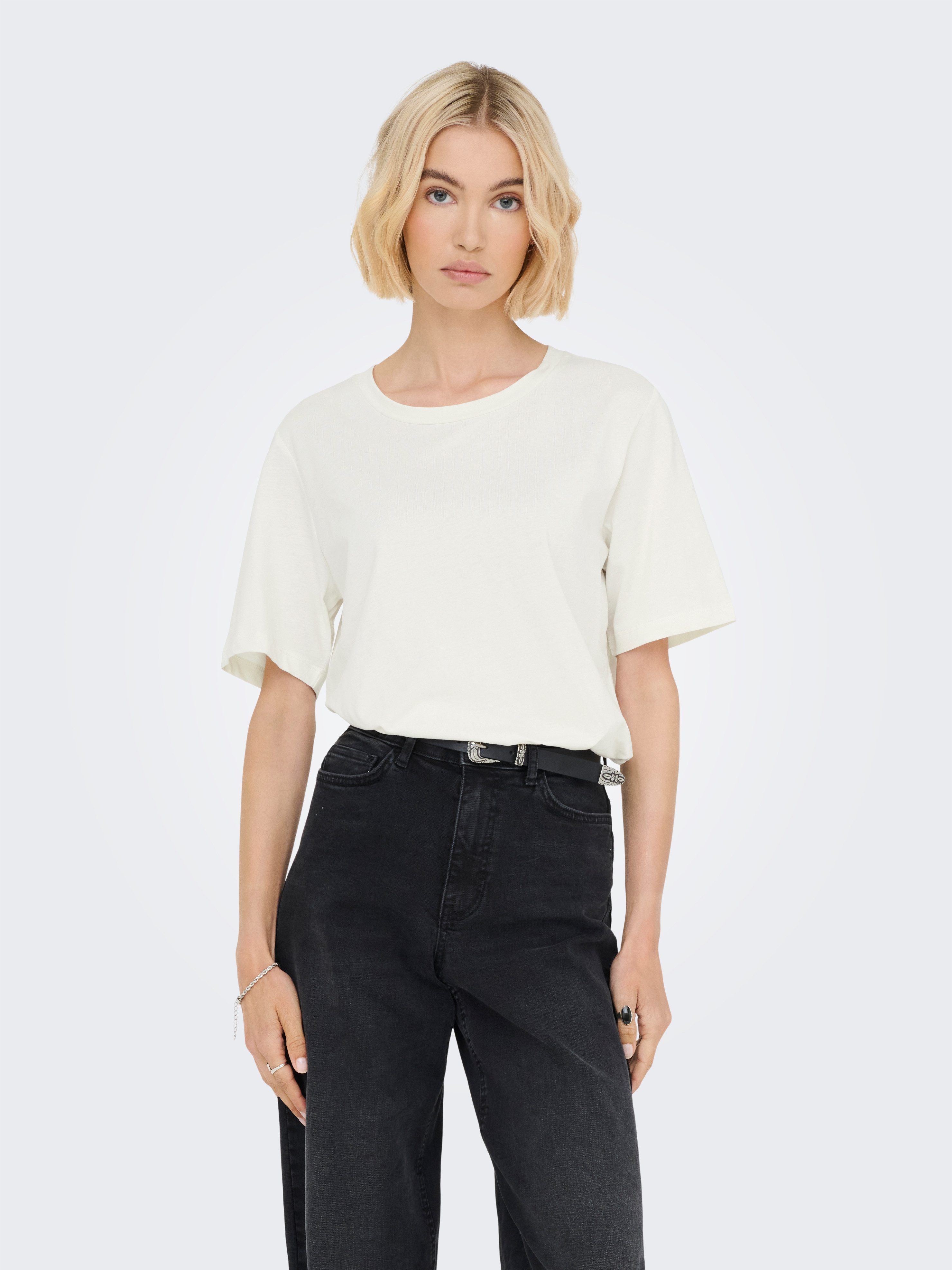 ONLY Kurzarmshirt ONLONLY – Doppelpack T-Shirts für Alltag und Freizeit (Pa günstig online kaufen