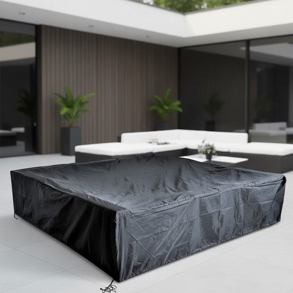 Melko Gartenmöbel-Schutzhülle Gartenmöbel Schutzhülle Abdeckplane 240x240x52 CM Lounge Abdeckung (Stück, 1-St., Plane), 100% Polyethylengewebe