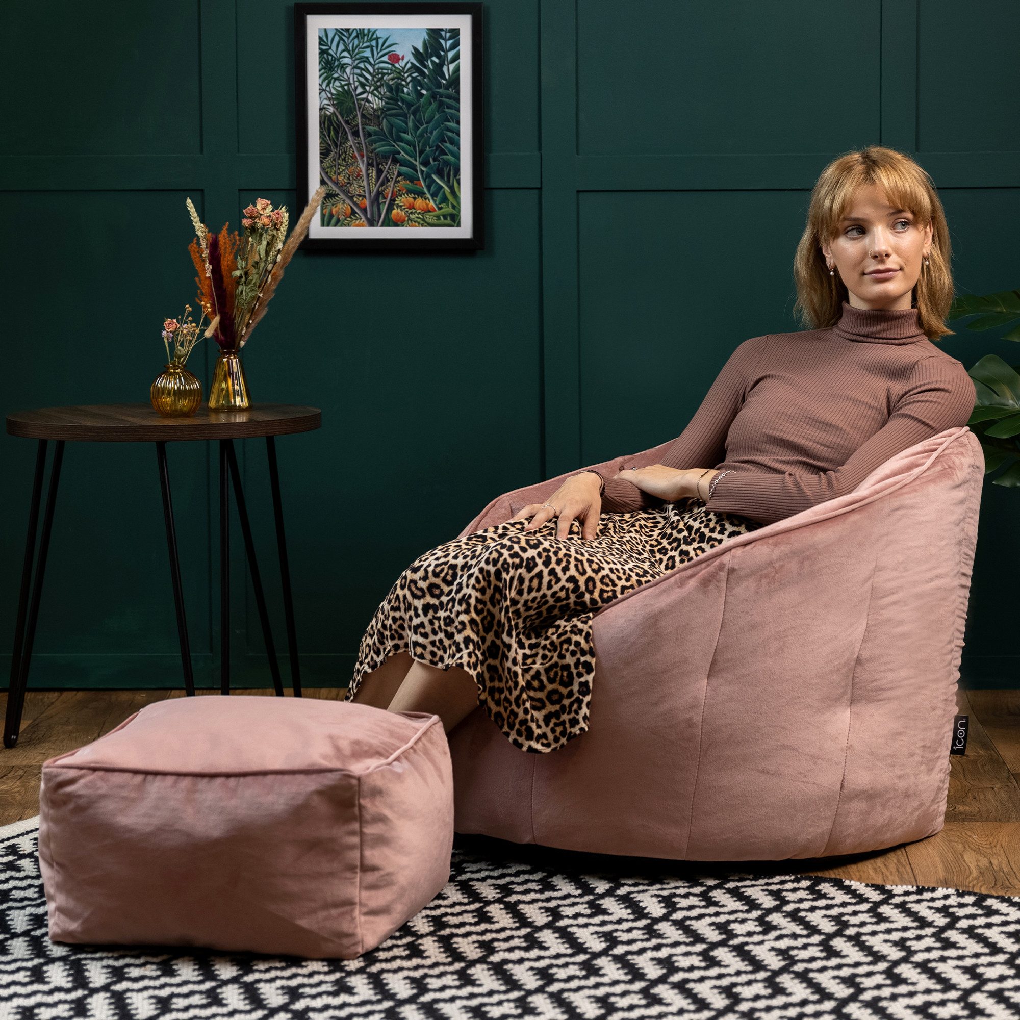 icon Sitzsack Sitzsack Sessel aus Samt günstig online kaufen
