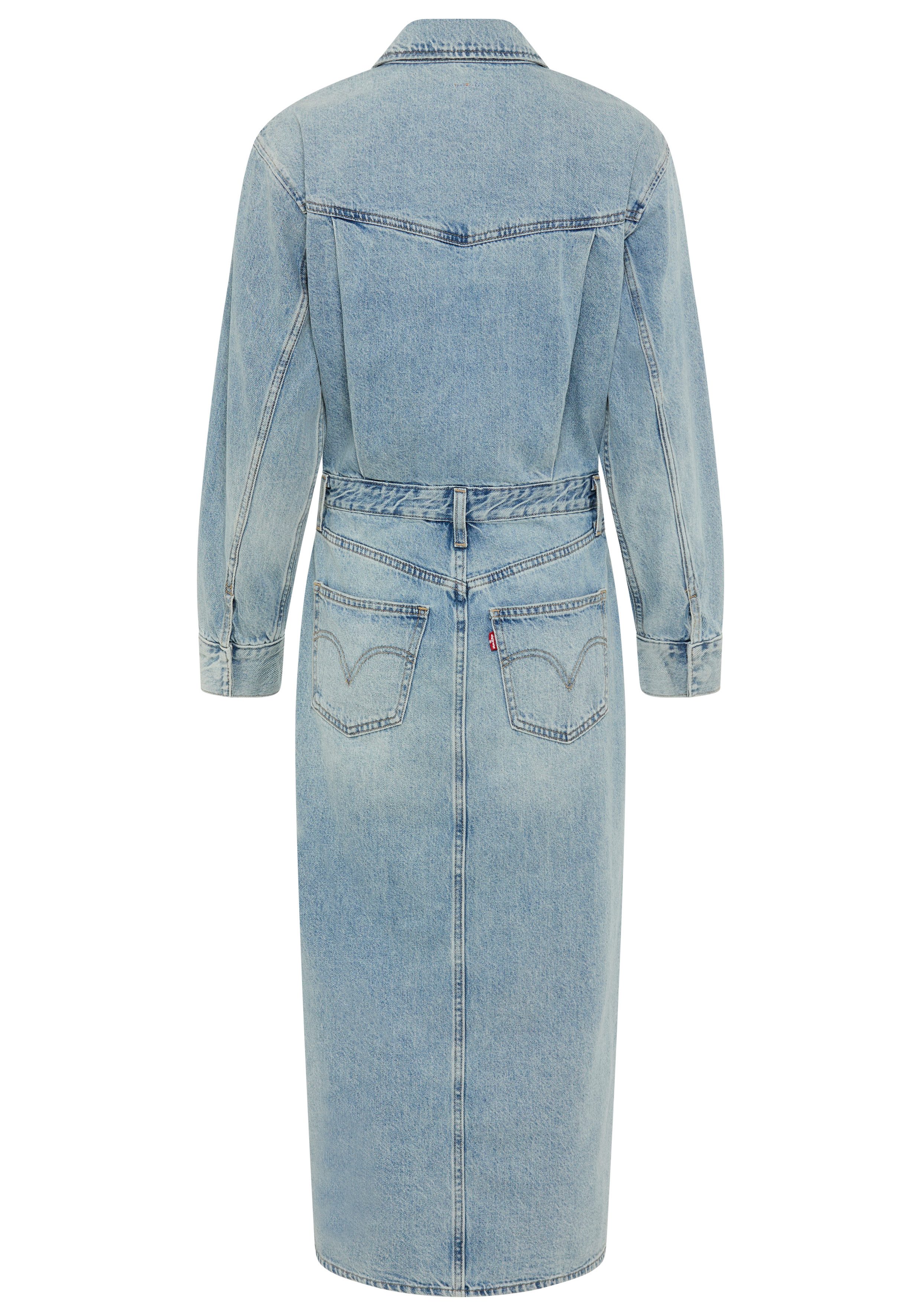 Levi's® Jeanskleid WESTERN DENIM MID Denim-Midi-Hemdkleid – Bild 5 von 5