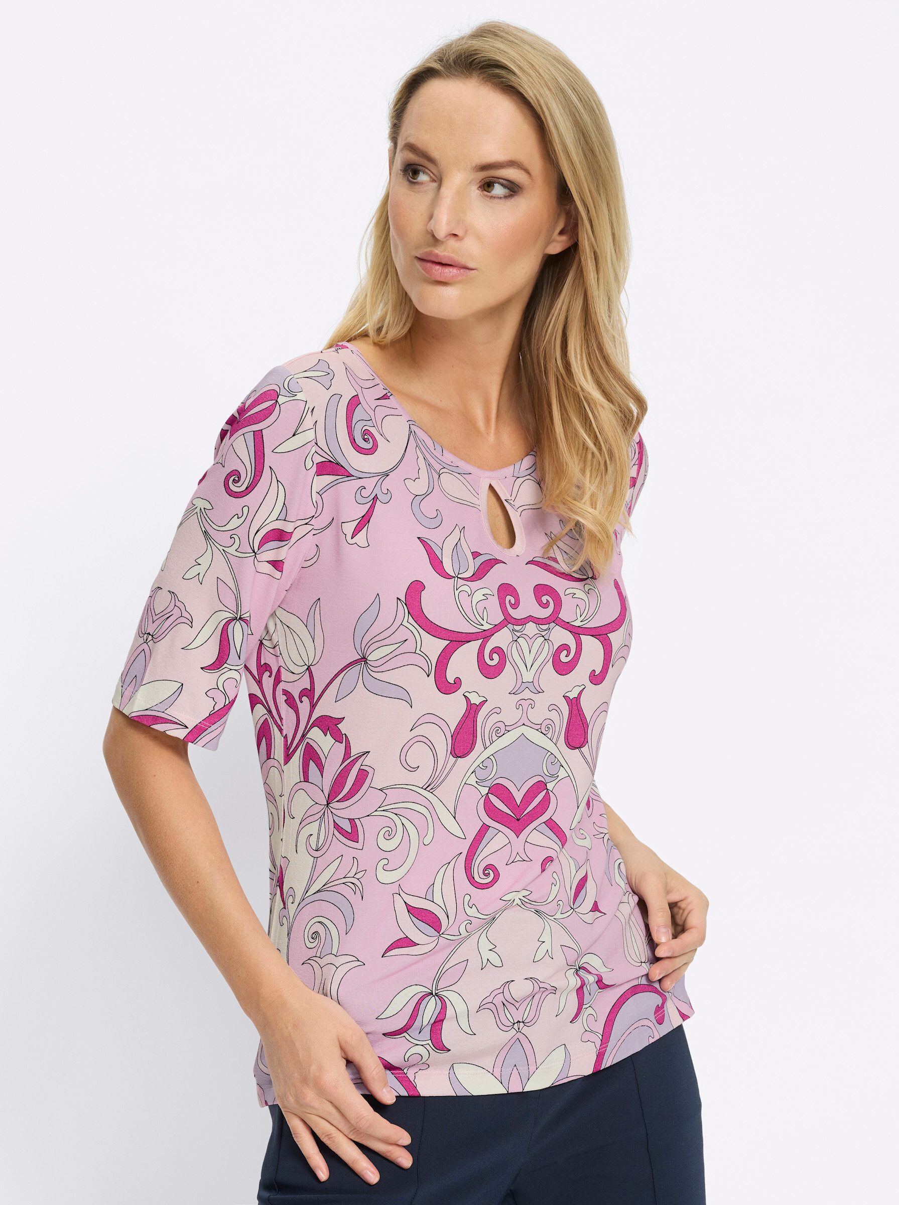heine T-Shirt Druck-Shirt Kurzarm