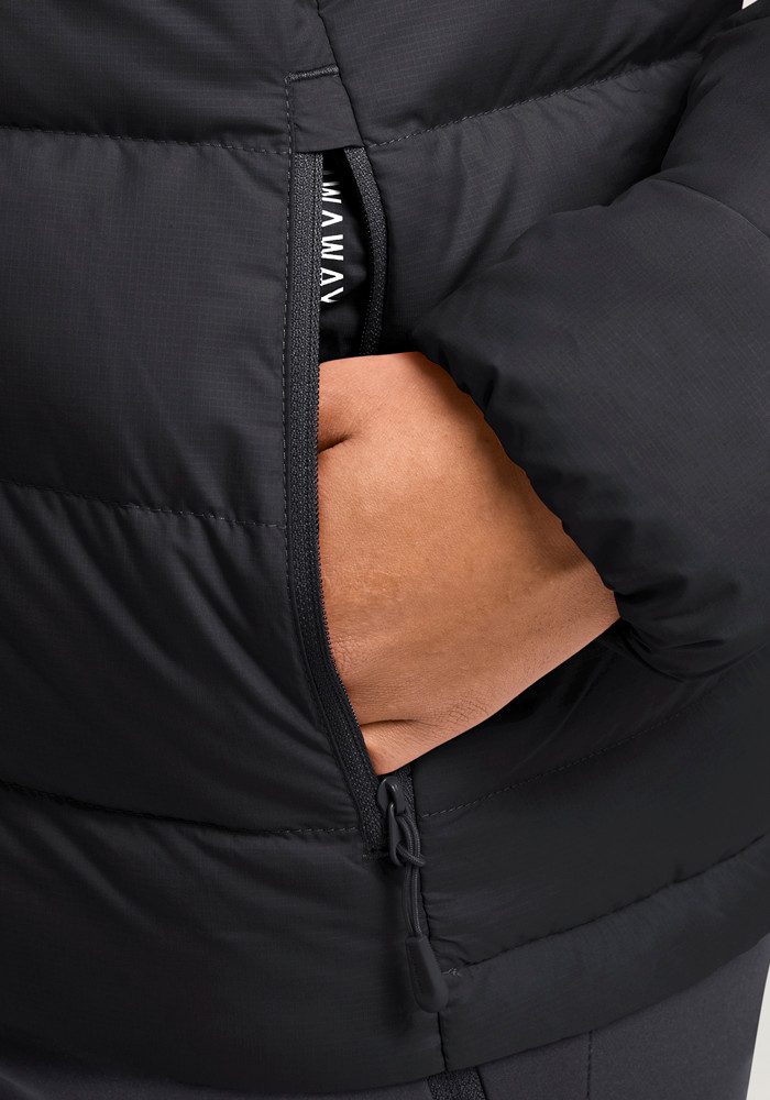 Jack Wolfskin Daunenjacke ATHER DOWN HOODY W RDS mit Kapuze, wärmende Füllung aus Entendaune und sonstigen Fasern – Bild 4 von 5
