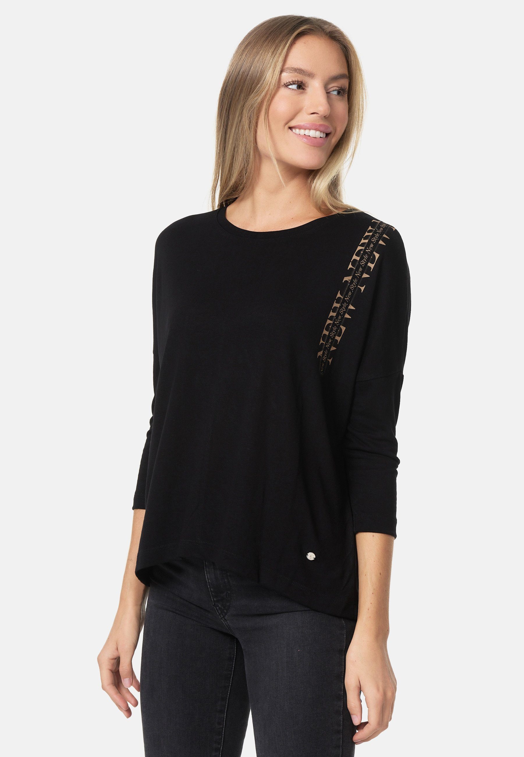 Decay Langarmshirt mit modischem Print