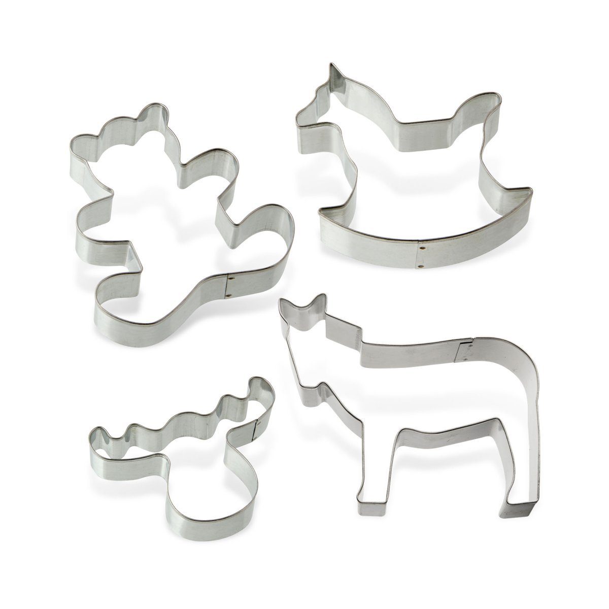 Ausstechform Ausstecher-Set "weihnachtliche Tiere", 4-teilig