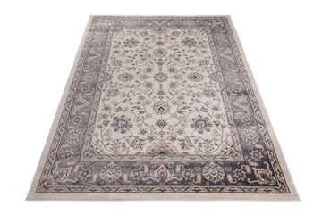 Orientteppich Oriente Teppich - Traditioneller Teppich Orient Beige Creme Grau, Mazovia, 60 x 100 cm, Geeignet für Fußbodenheizung, Pflegeleicht, Wohnzimmerteppich