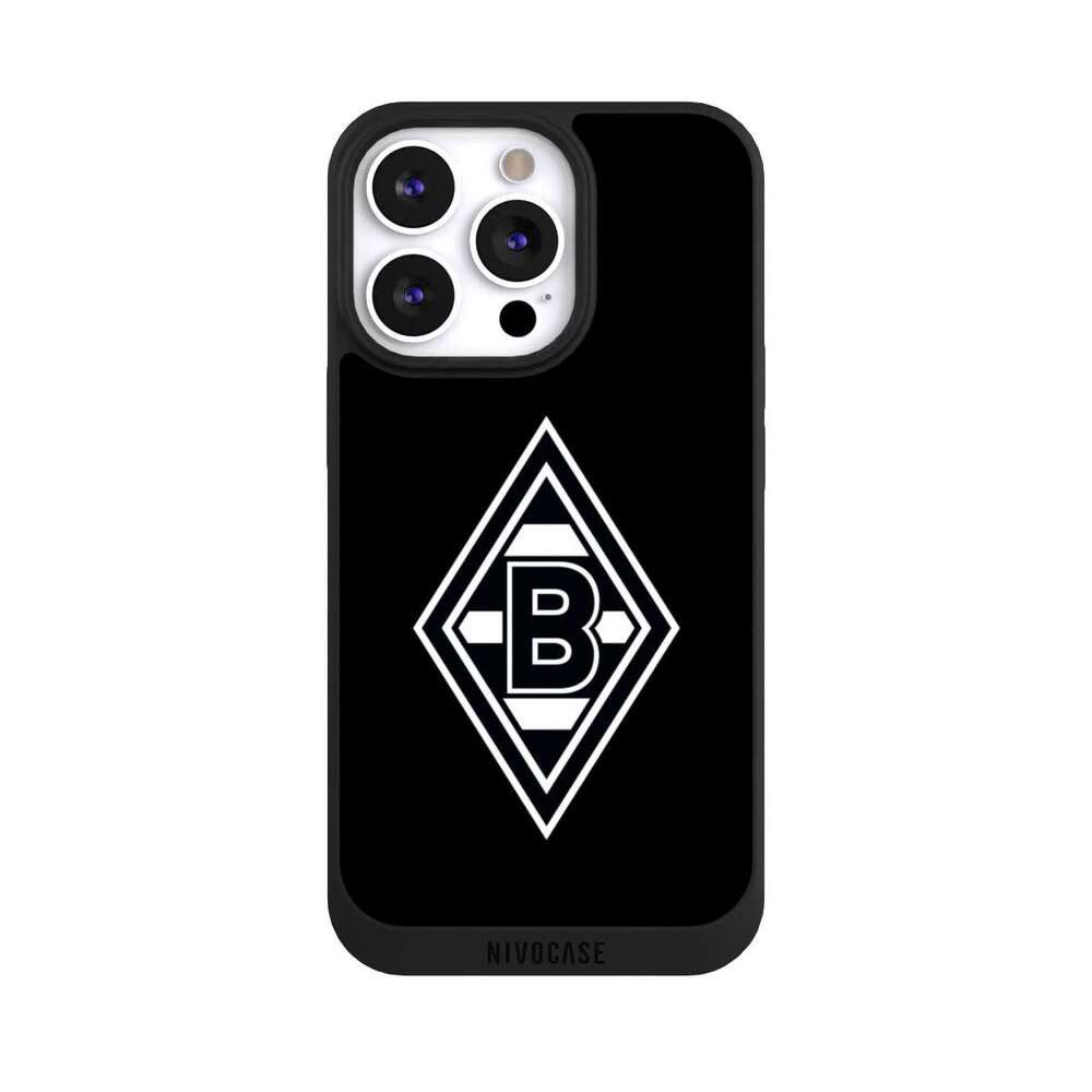Handyhülle Wappen Borussia Mönchengladbach Gladbach Borussia Raute Schwarz