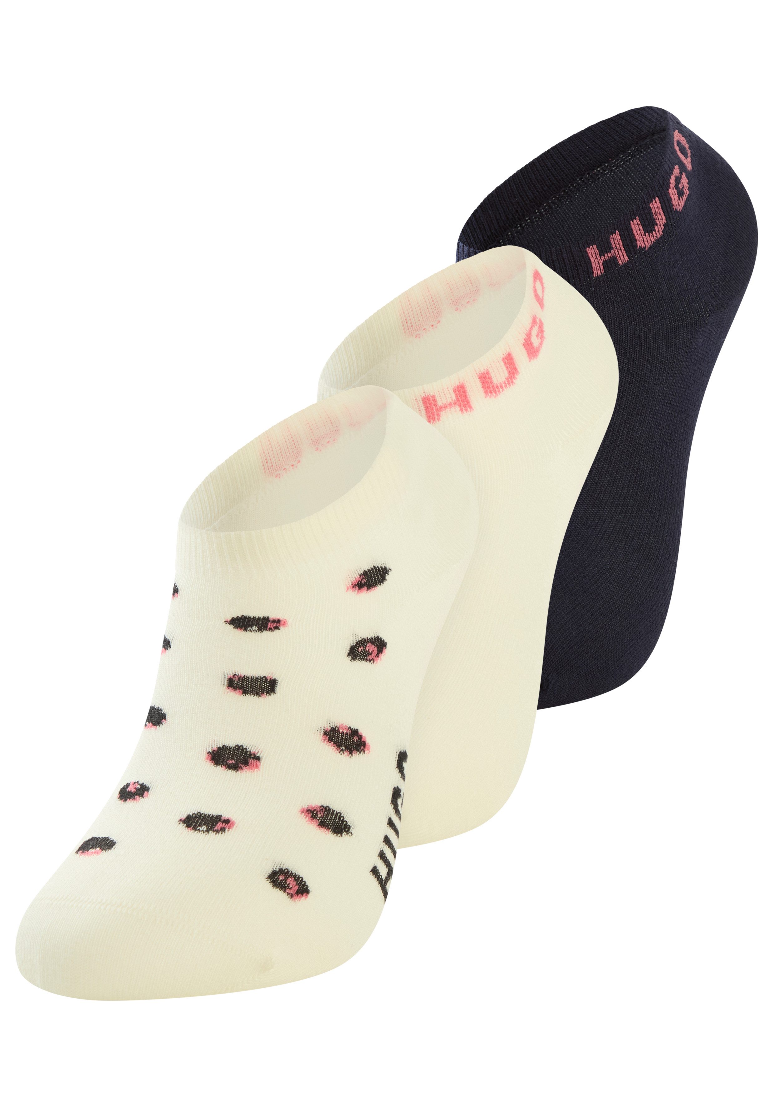 HUGO Sneakersocken (Packung, 3-Paar) mit HUGO-Schriftzug günstig online kaufen