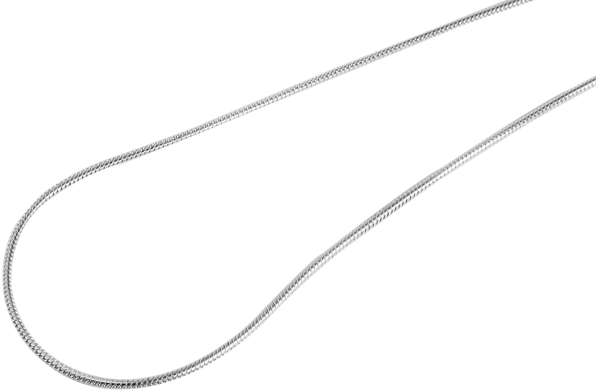 Kette ohne Anhänger Halskette – Schlangenkette aus Edelstahl 50 cm