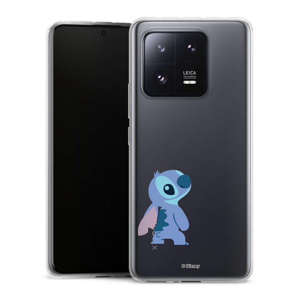 DeinDesign Handyhülle Lilo & Stitch Fanartikel Disney Stitch Smiling, Xiaomi 13 Pro Silikon Hülle Bumper Case Handy Schutzhülle