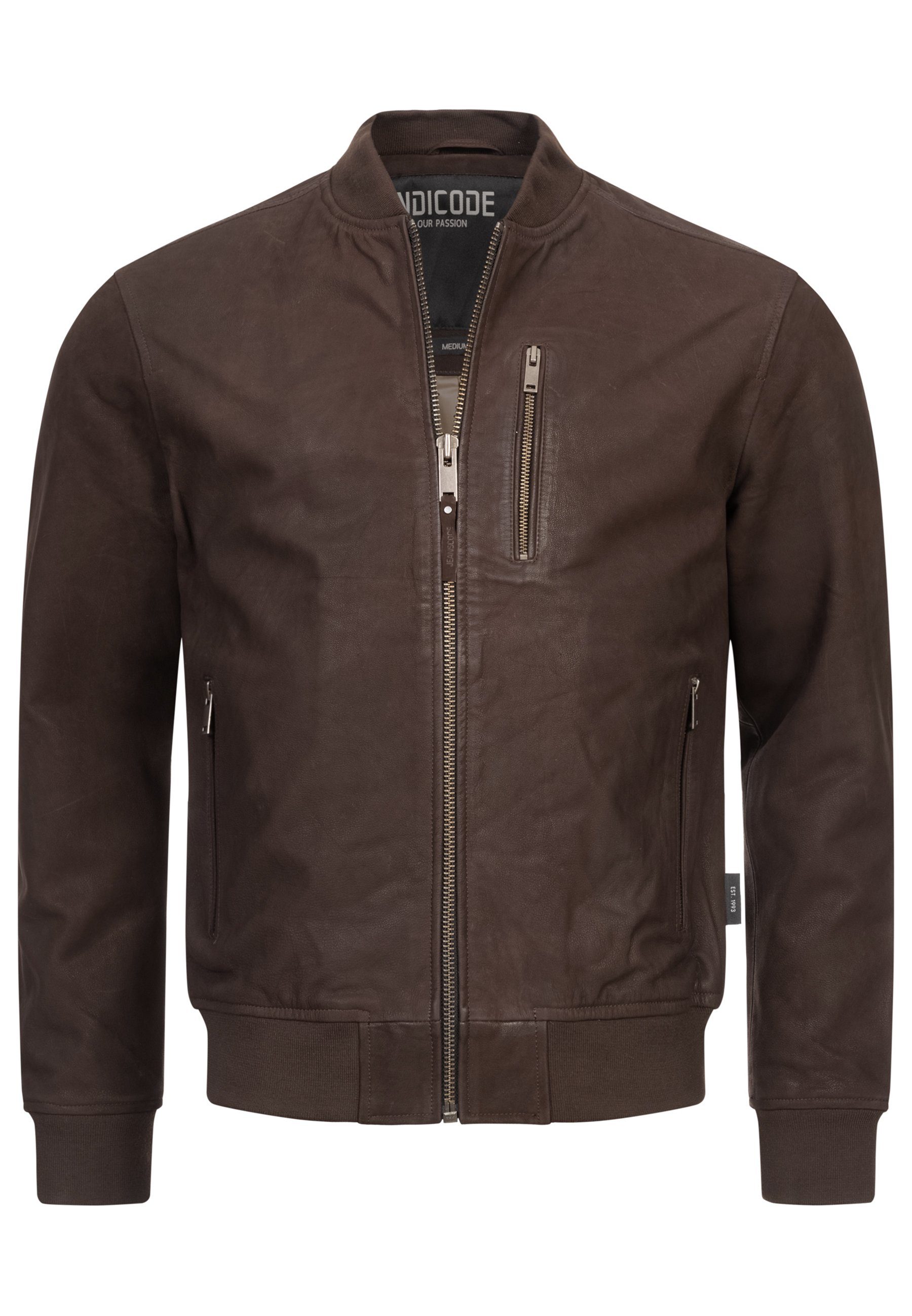 Lederjacke Herren Captain Übergangsjacke Herrenjacke