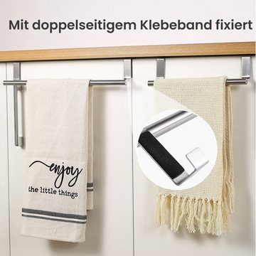 MAGICSHE Handtuchhalter zum Aufhängen an der Tür 2tlg Handtuchhaken ohne Bohren