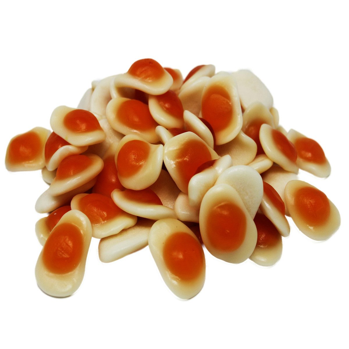 JAKE Süßigkeit, Fruchtgummi Spiegeleier mit Schaumzucker angenehm weich 1000g